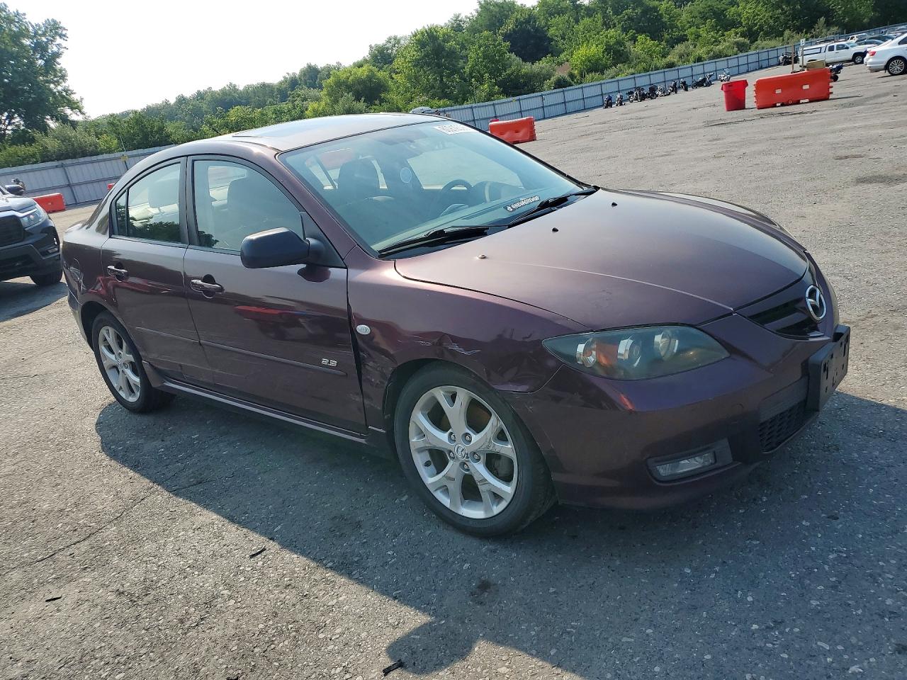 2007 Mazda 3 S Purple vin: JM1BK324871723474