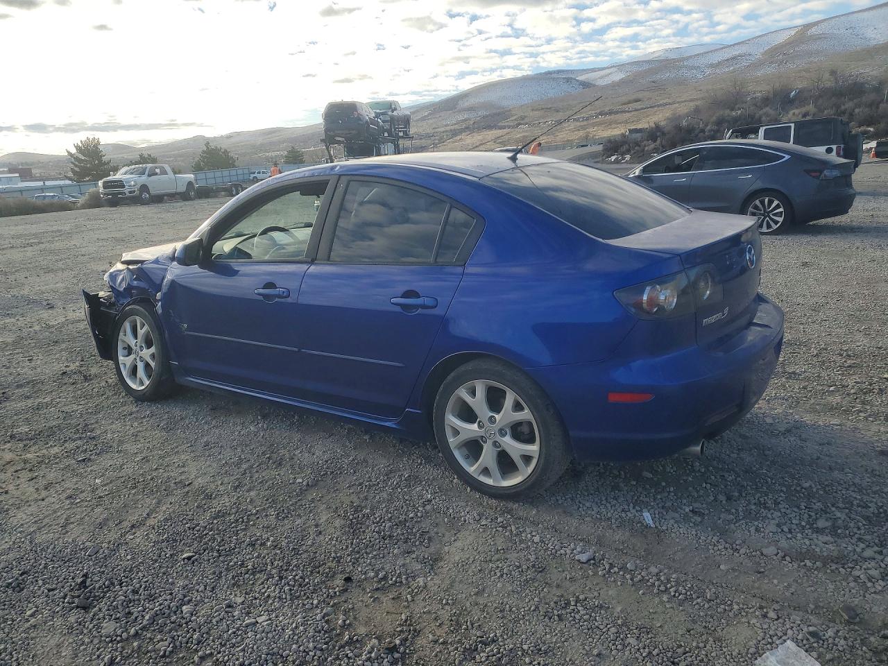 2008 Mazda 3 S Blue vin: JM1BK324881792618