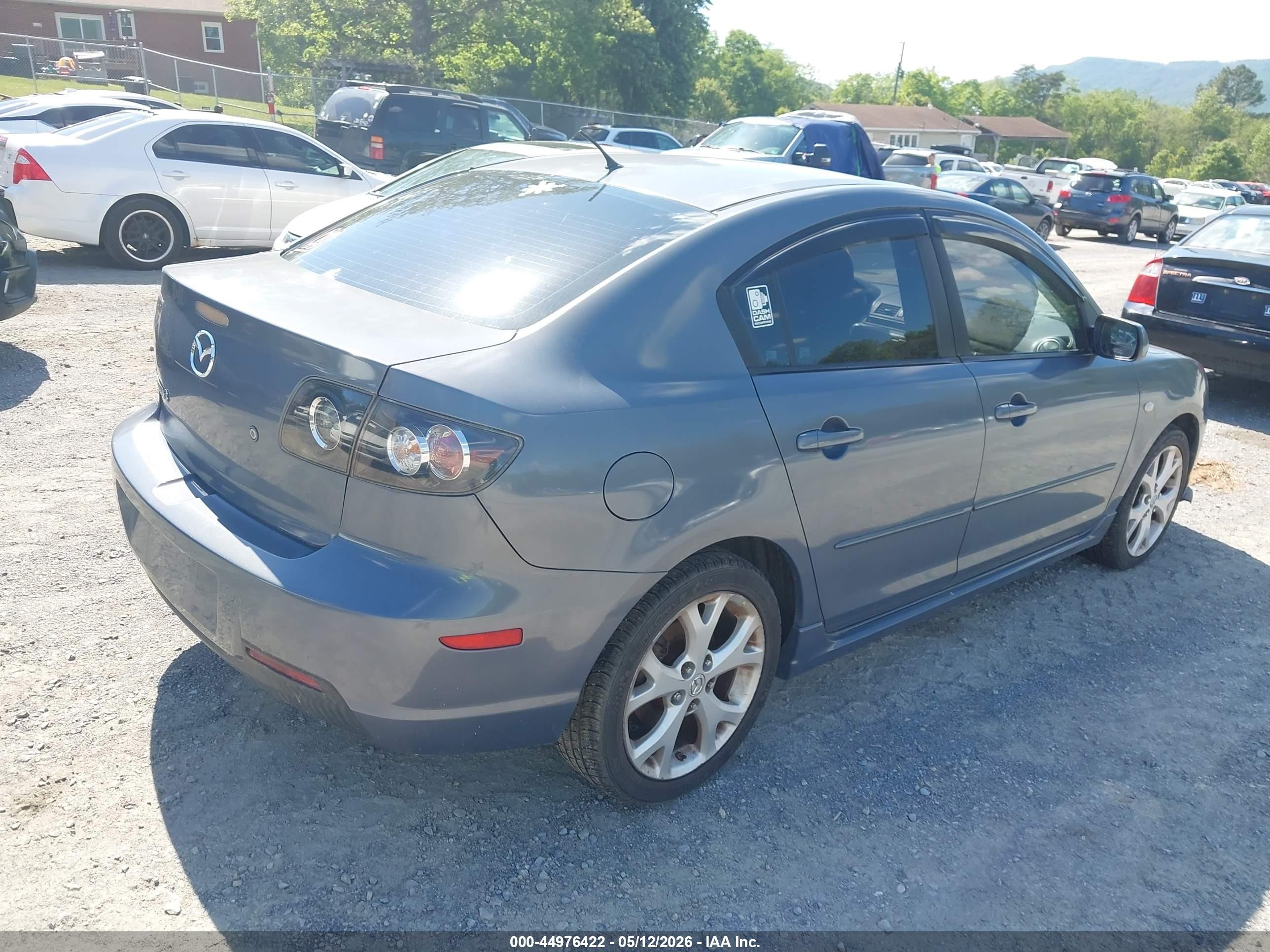 2007 Mazda Mazda3 S Touring Blue vin: JM1BK324971641947