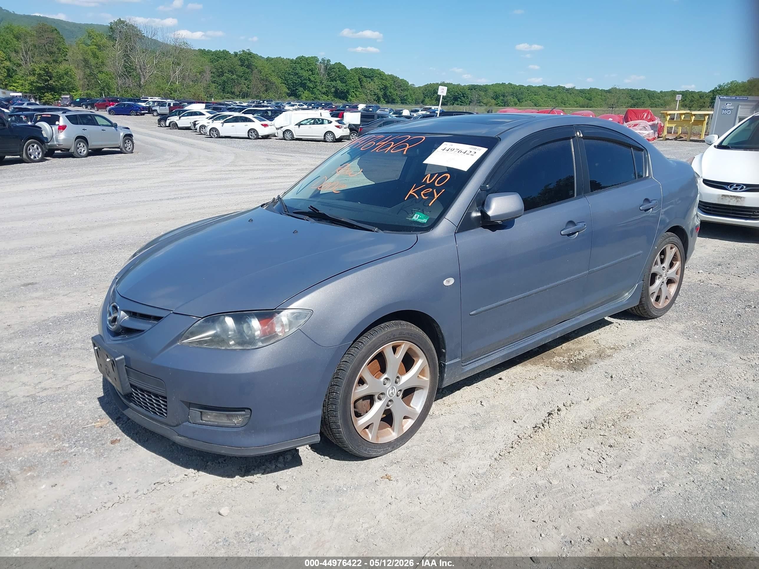 2007 Mazda Mazda3 S Touring Blue vin: JM1BK324971641947