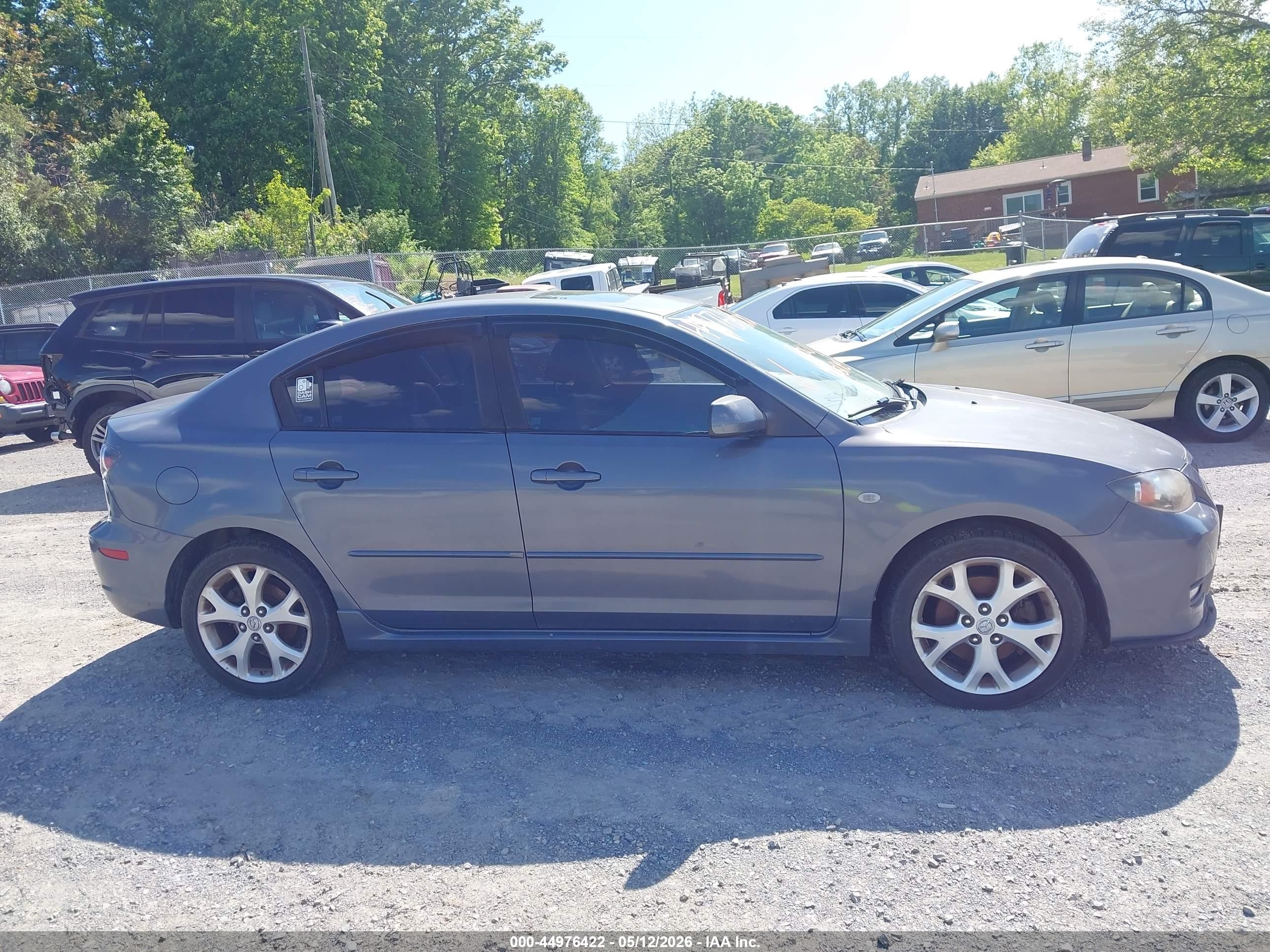 2007 Mazda Mazda3 S Touring Blue vin: JM1BK324971641947