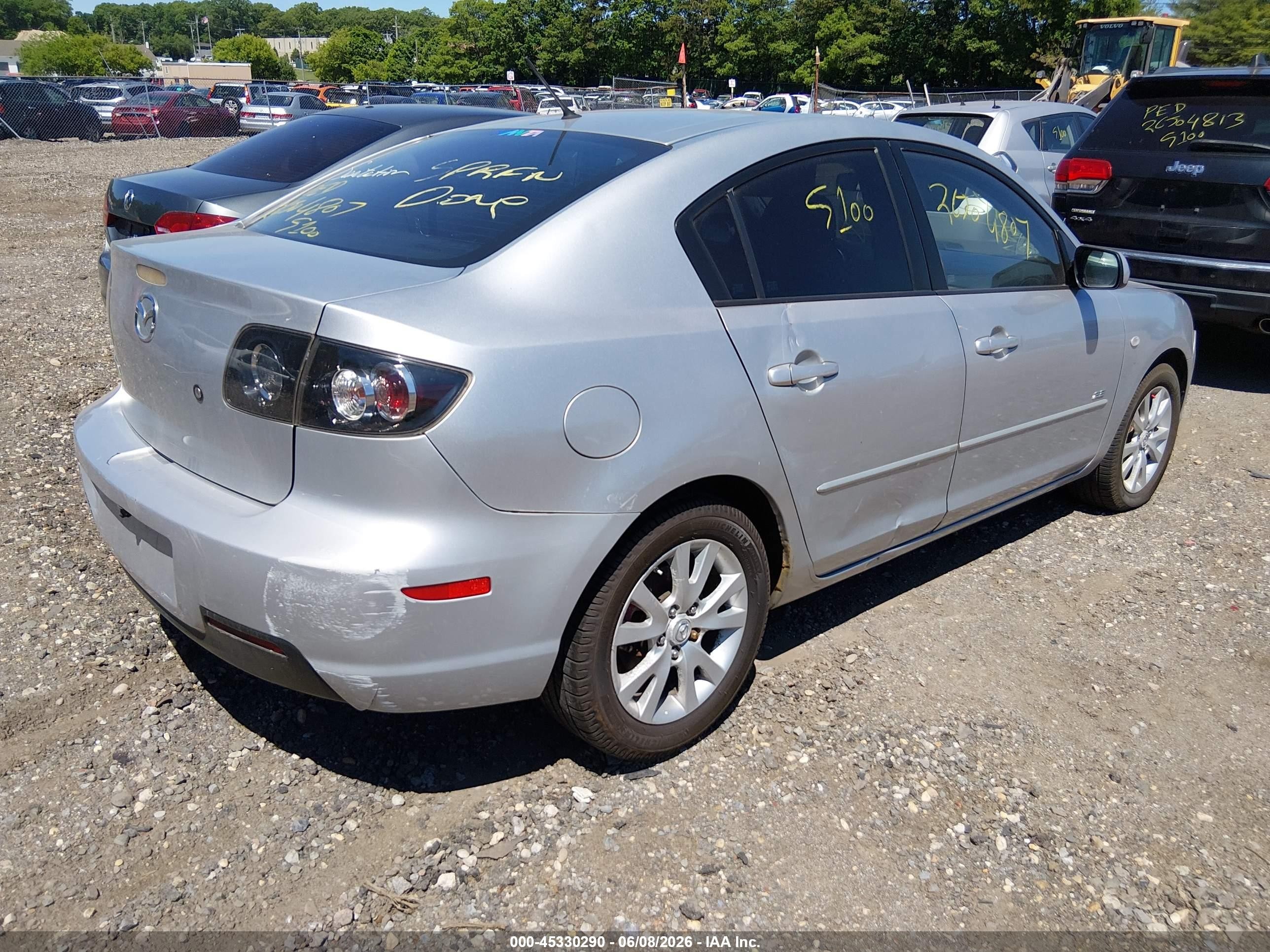 2007 Mazda Mazda3 S Sport Gray vin: JM1BK324971760596