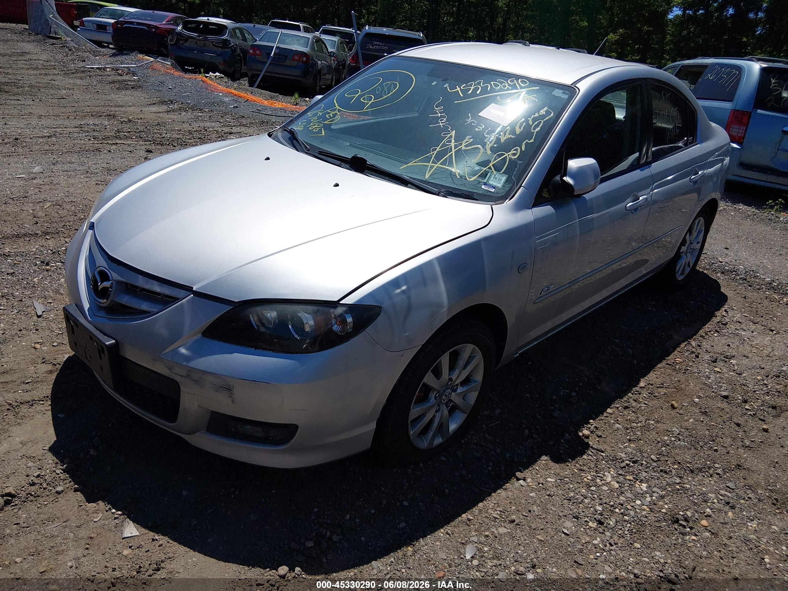 2007 Mazda Mazda3 S Sport Gray vin: JM1BK324971760596