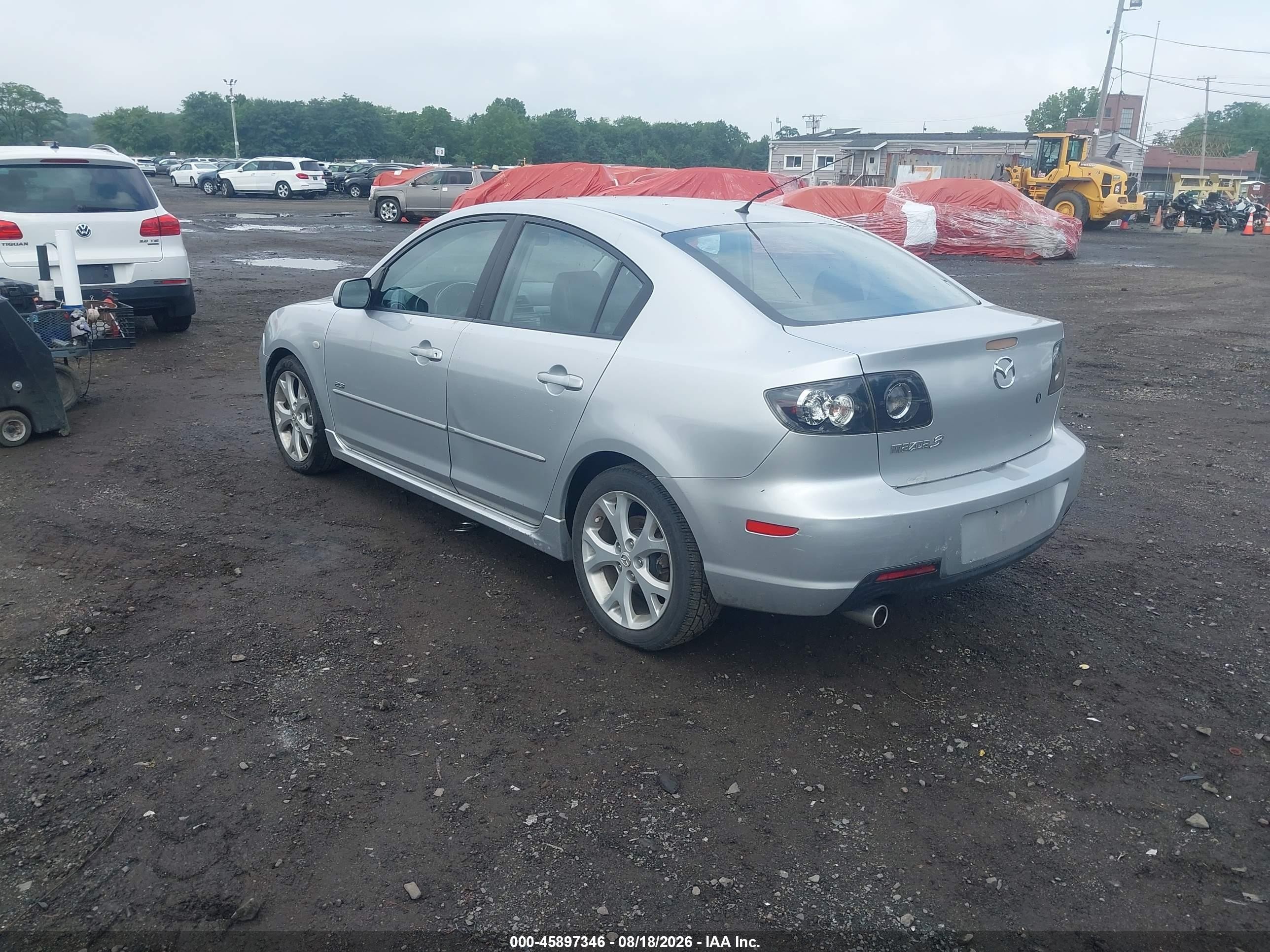 2007 Mazda Mazda3 S Grand Touring Серебряный vin: JM1BK324X71623991
