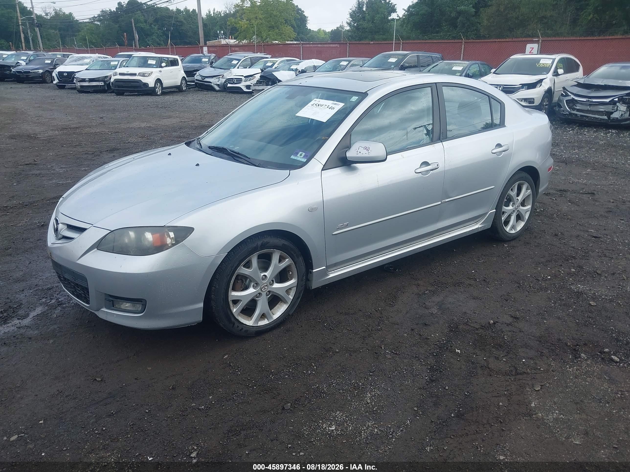 2007 Mazda Mazda3 S Grand Touring Серебряный vin: JM1BK324X71623991