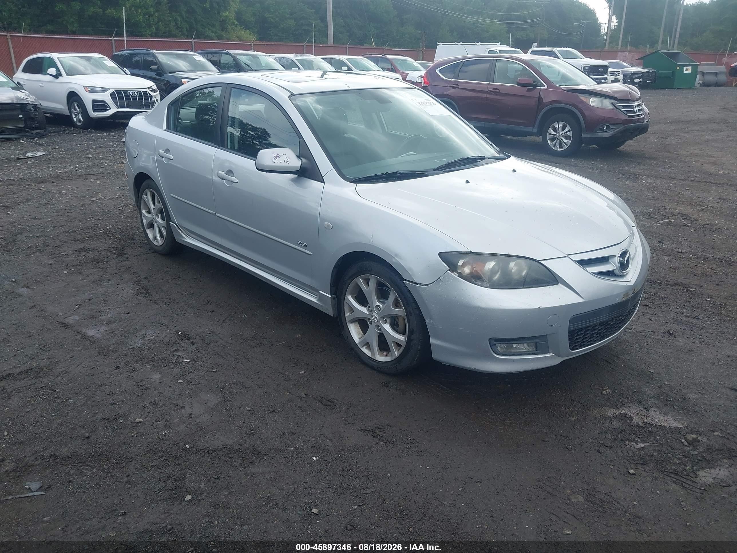2007 Mazda Mazda3 S Grand Touring Серебряный vin: JM1BK324X71623991