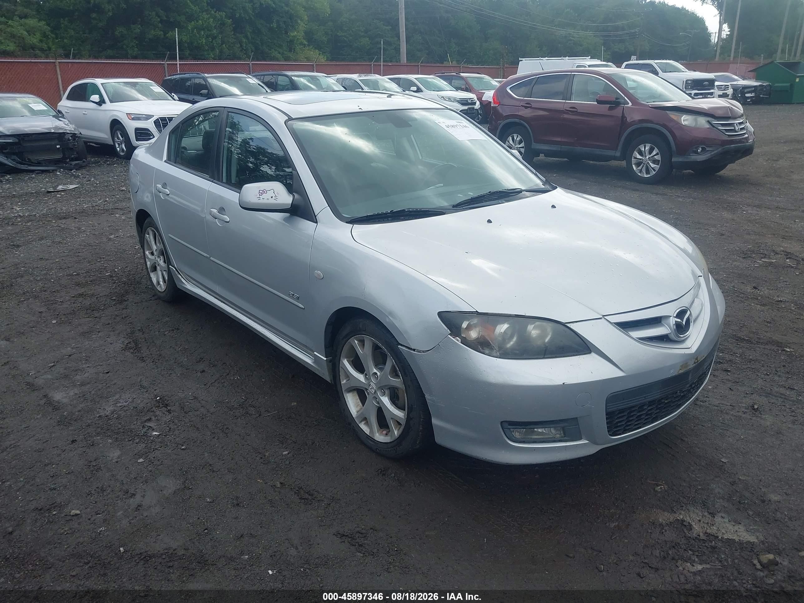 2007 Mazda Mazda3 S Grand Touring Серебряный vin: JM1BK324X71623991