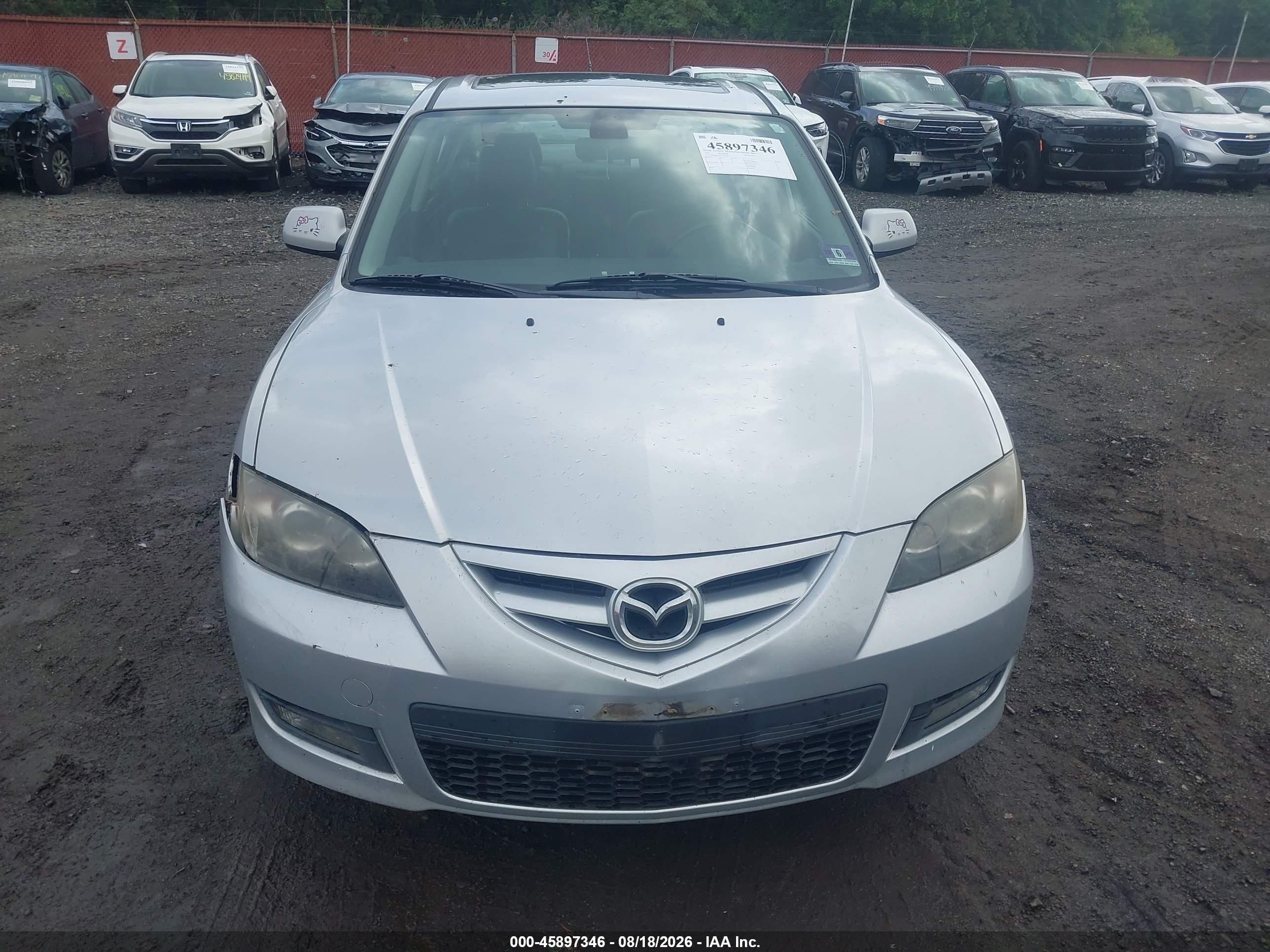 2007 Mazda Mazda3 S Grand Touring Серебряный vin: JM1BK324X71623991