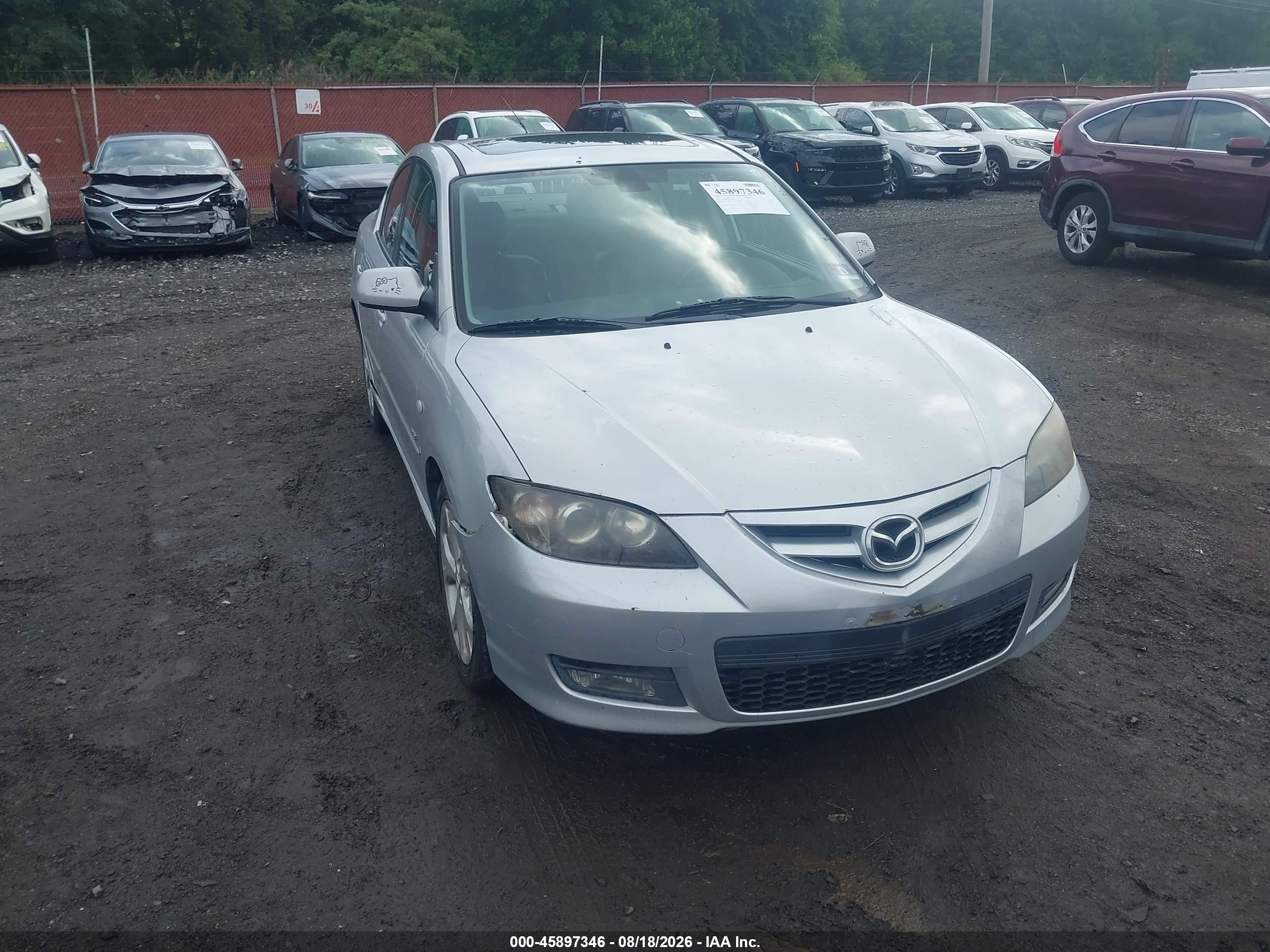 2007 Mazda Mazda3 S Grand Touring Серебряный vin: JM1BK324X71623991