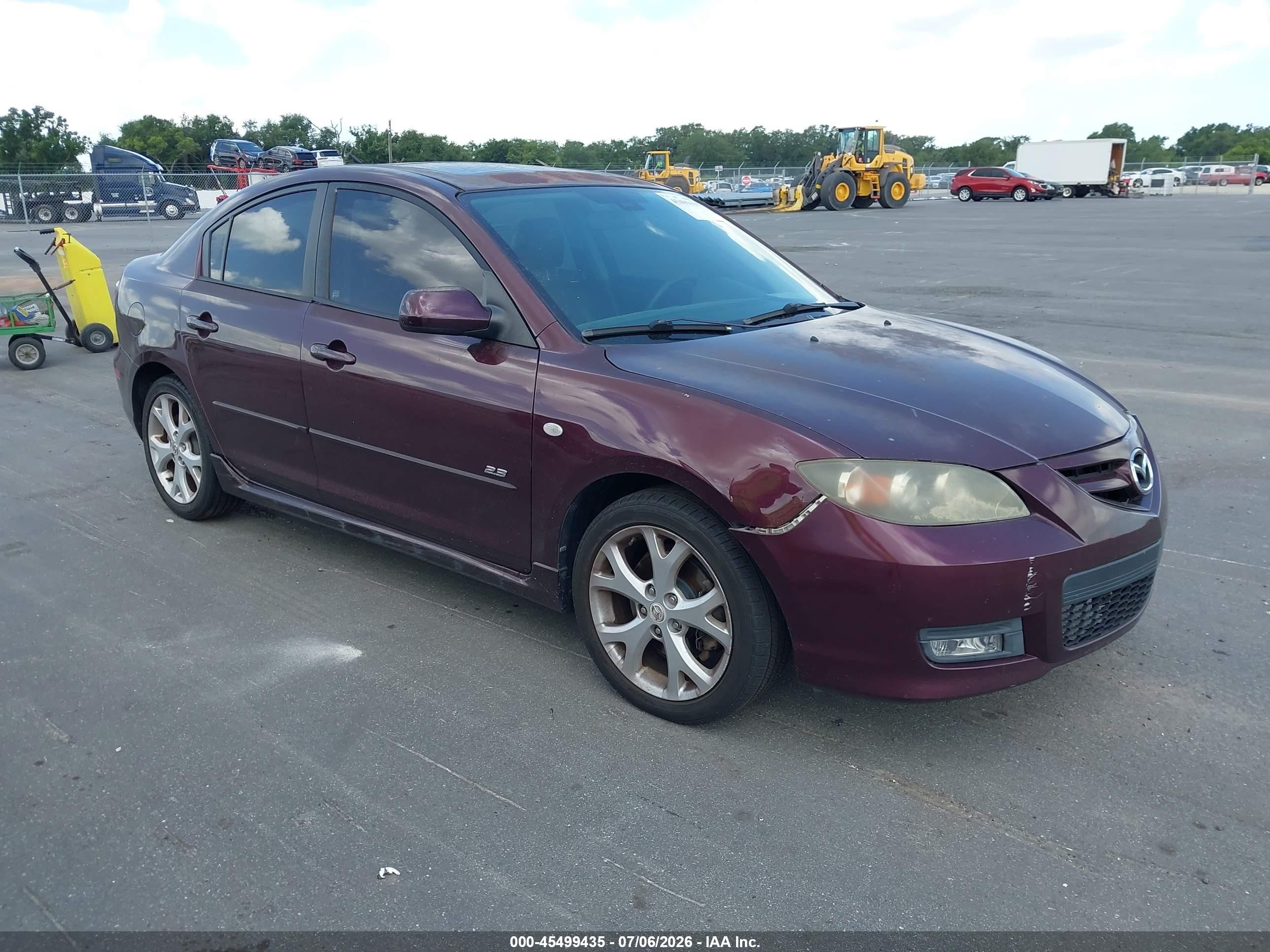 2007 Mazda Mazda3 S Grand Touring Purple vin: JM1BK324X71679994