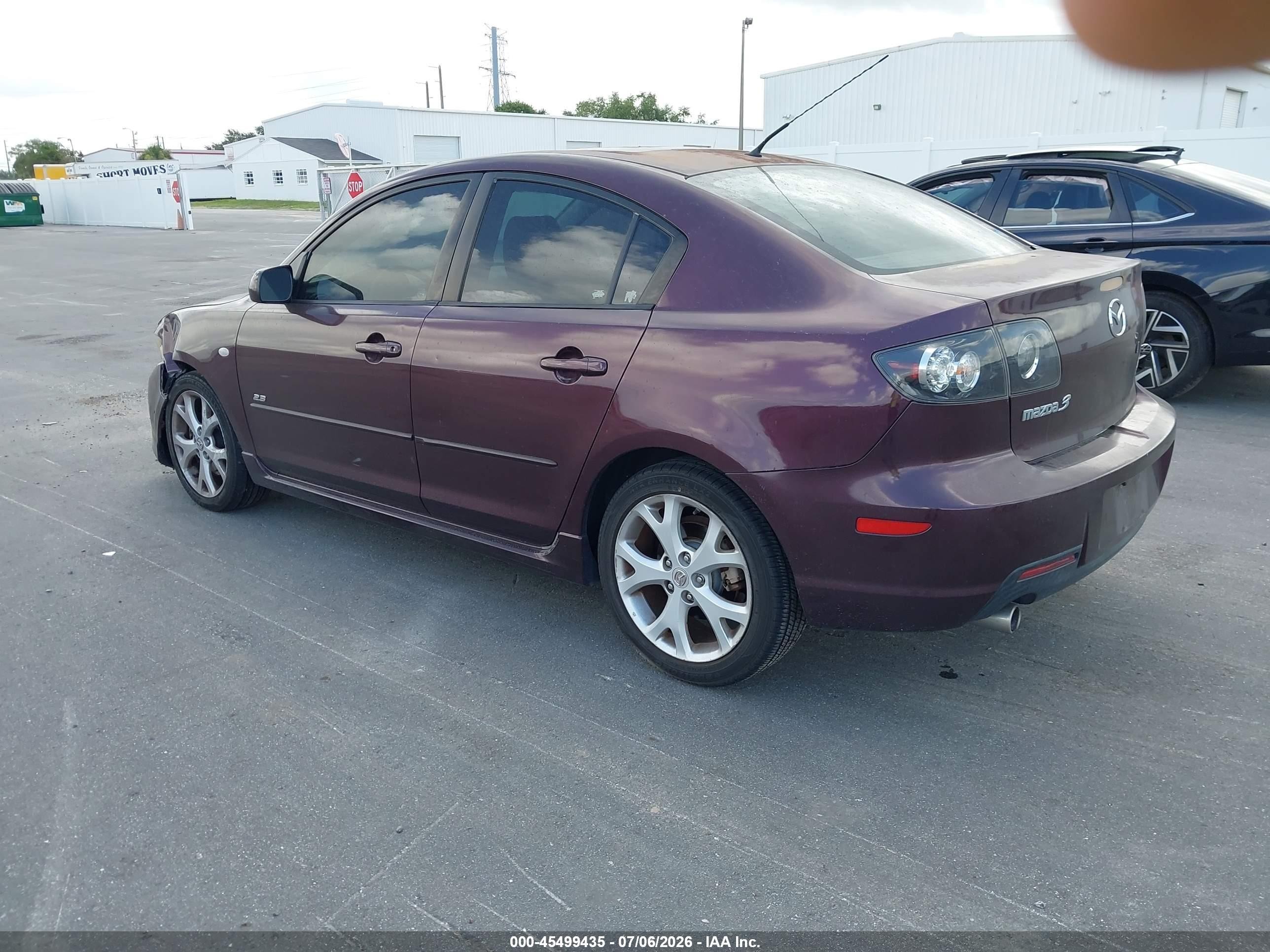 2007 Mazda Mazda3 S Grand Touring Purple vin: JM1BK324X71679994