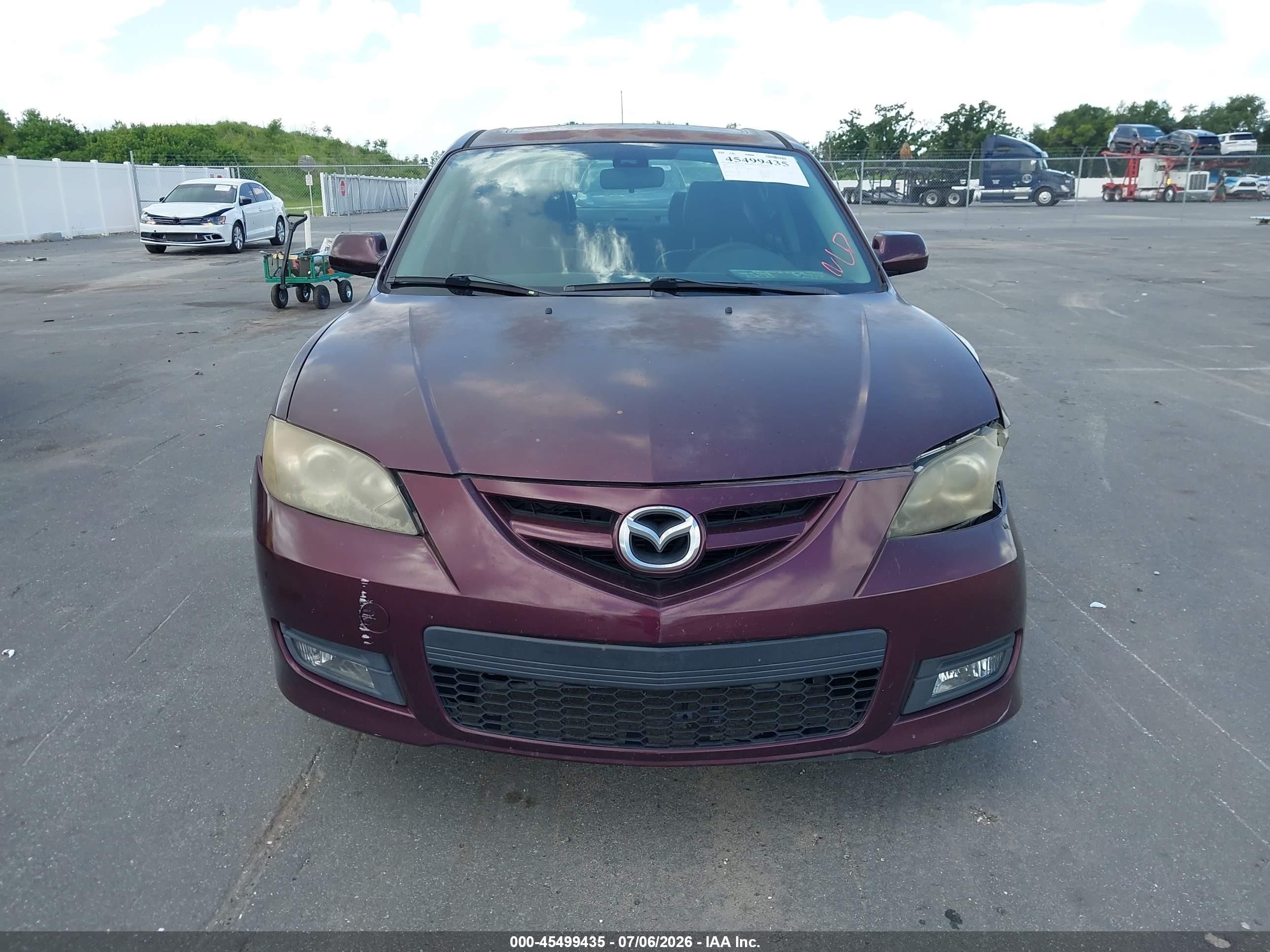 2007 Mazda Mazda3 S Grand Touring Purple vin: JM1BK324X71679994
