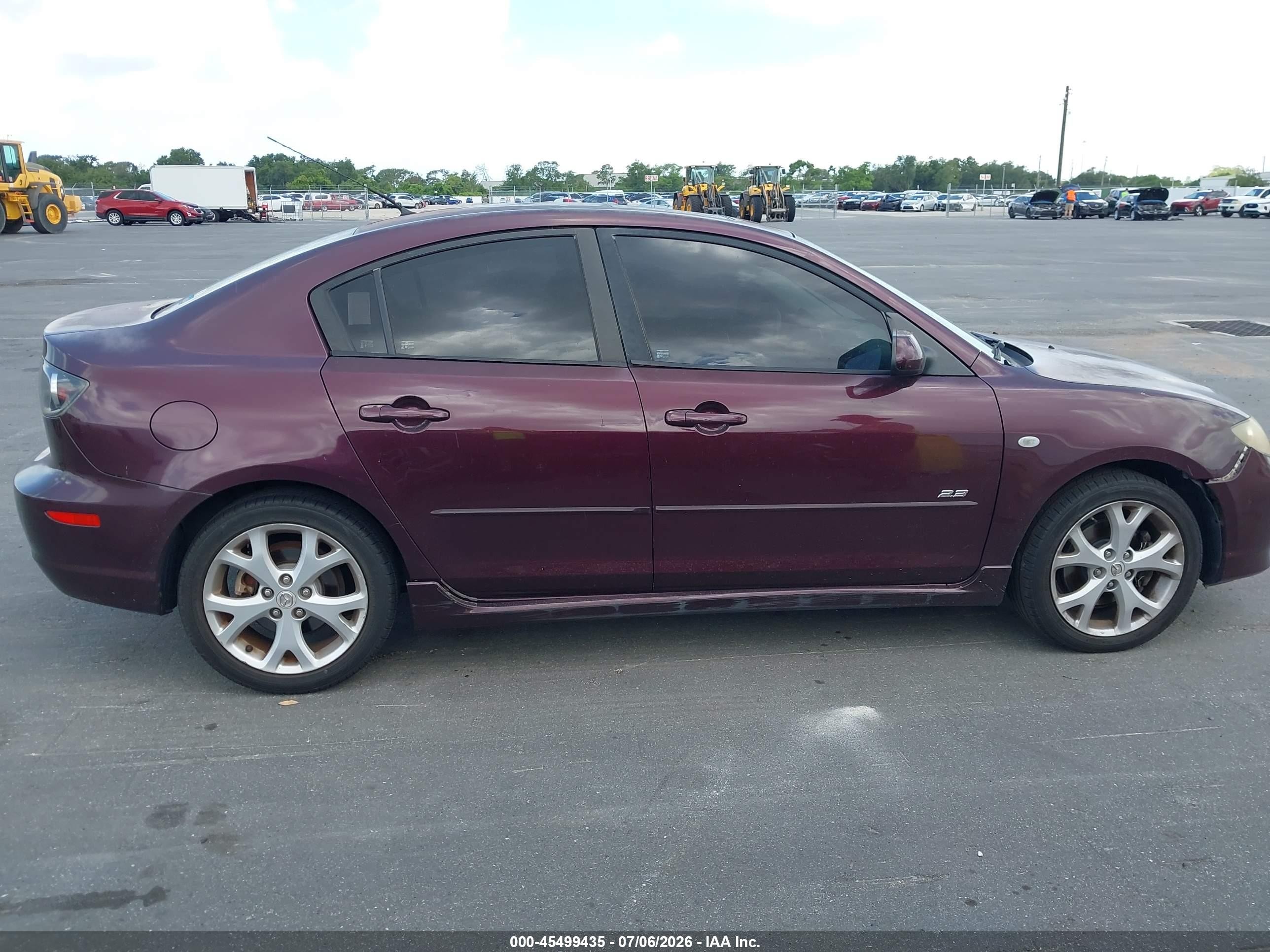 2007 Mazda Mazda3 S Grand Touring Purple vin: JM1BK324X71679994