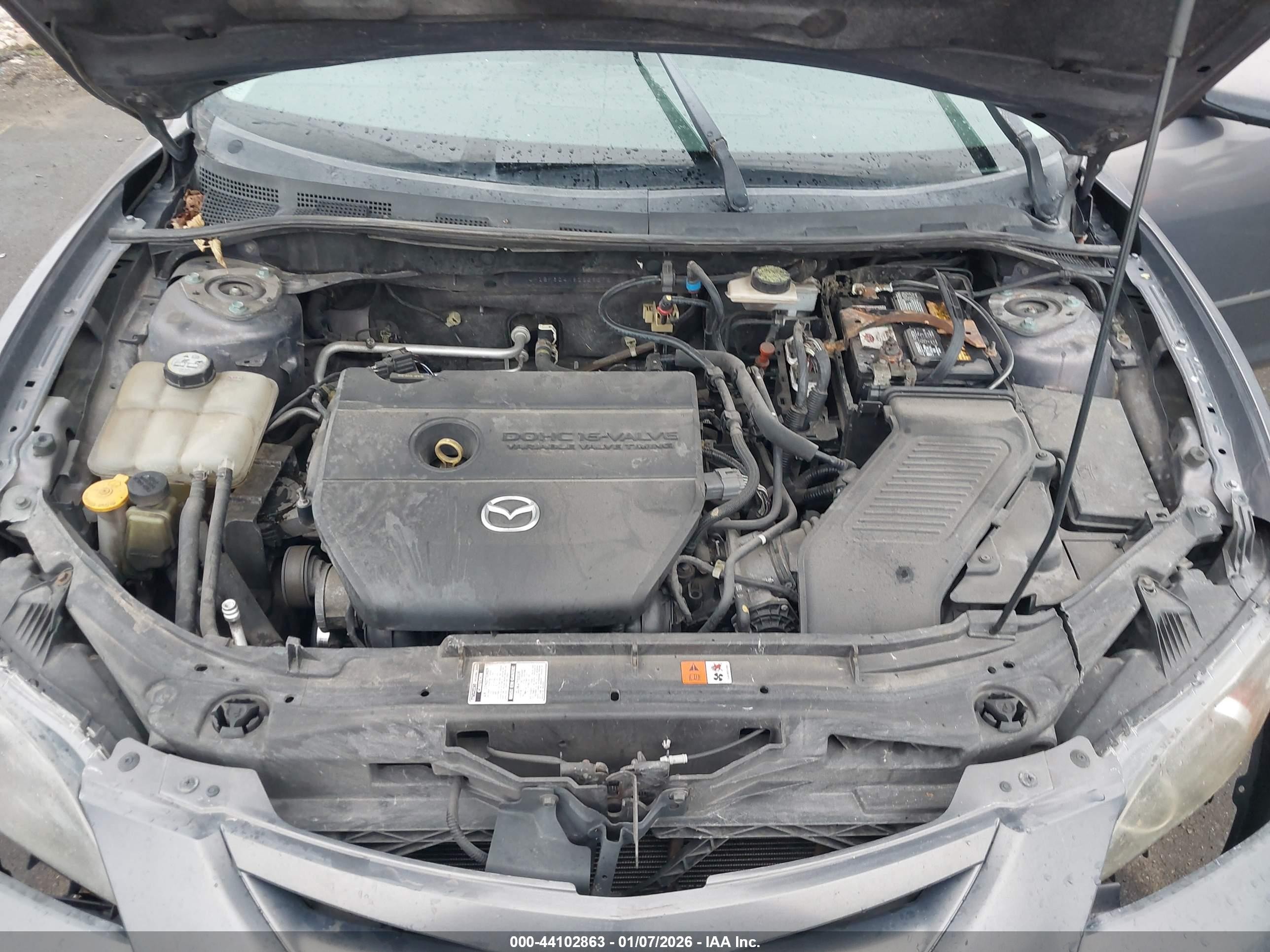 2008 Mazda Mazda3 S Grand Touring Gray vin: JM1BK324X81128272