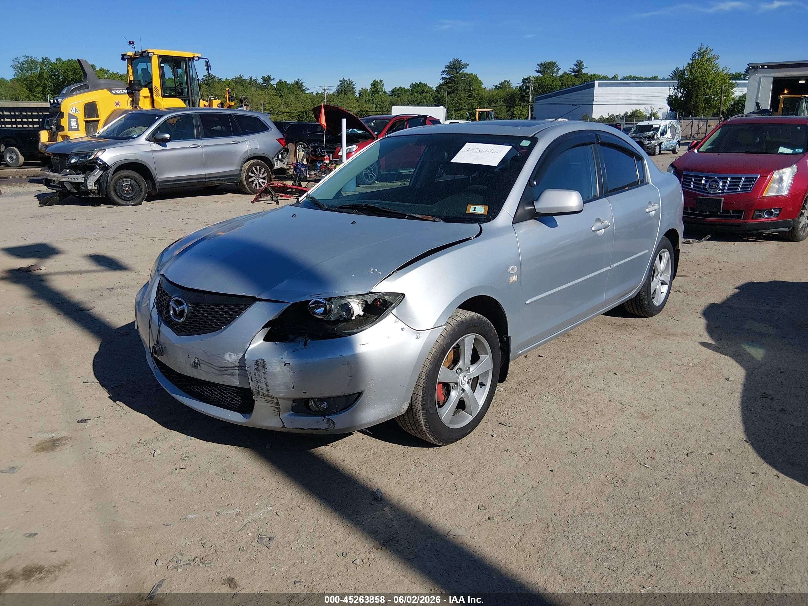 2006 Mazda Mazda3 I Silver vin: JM1BK32F061428451