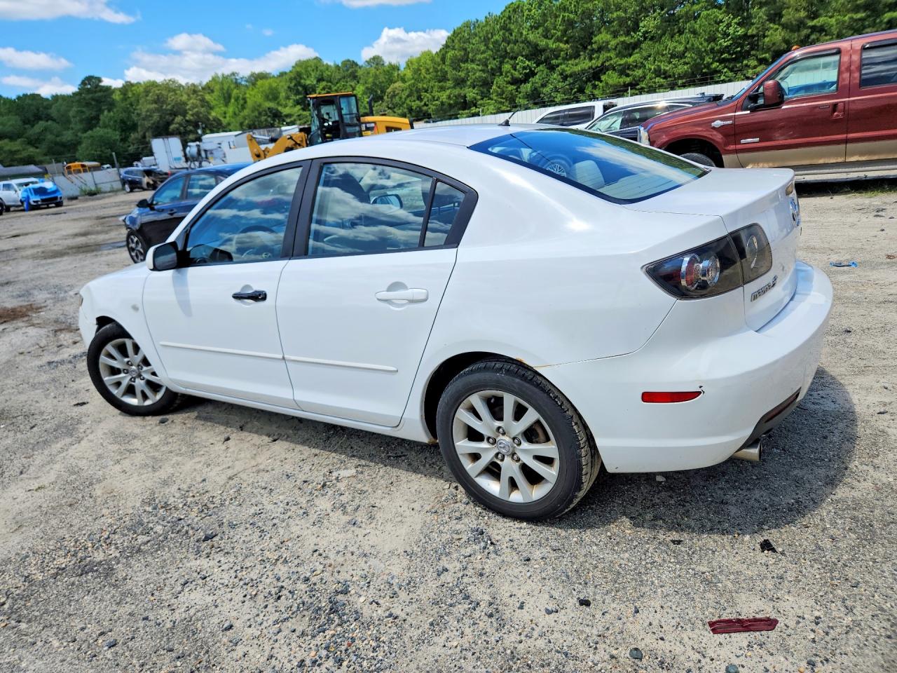 2007 Mazda 3 I White vin: JM1BK32F071725429