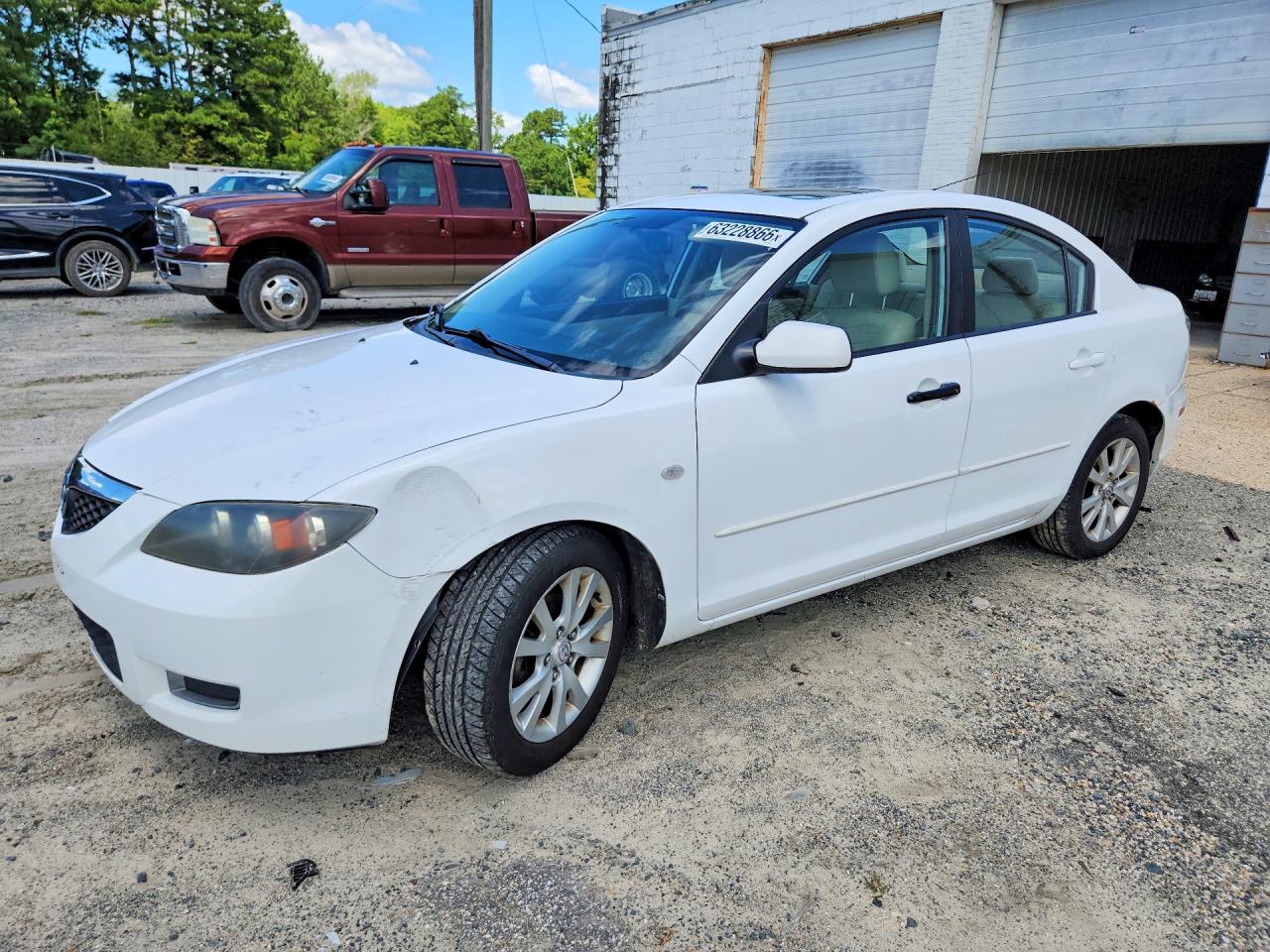 2007 Mazda 3 I Белый vin: JM1BK32F071725429