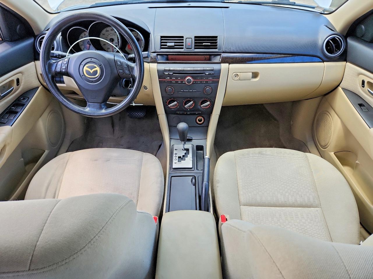 2007 Mazda 3 I White vin: JM1BK32F071725429