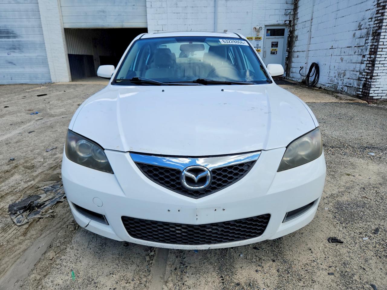 2007 Mazda 3 I White vin: JM1BK32F071725429