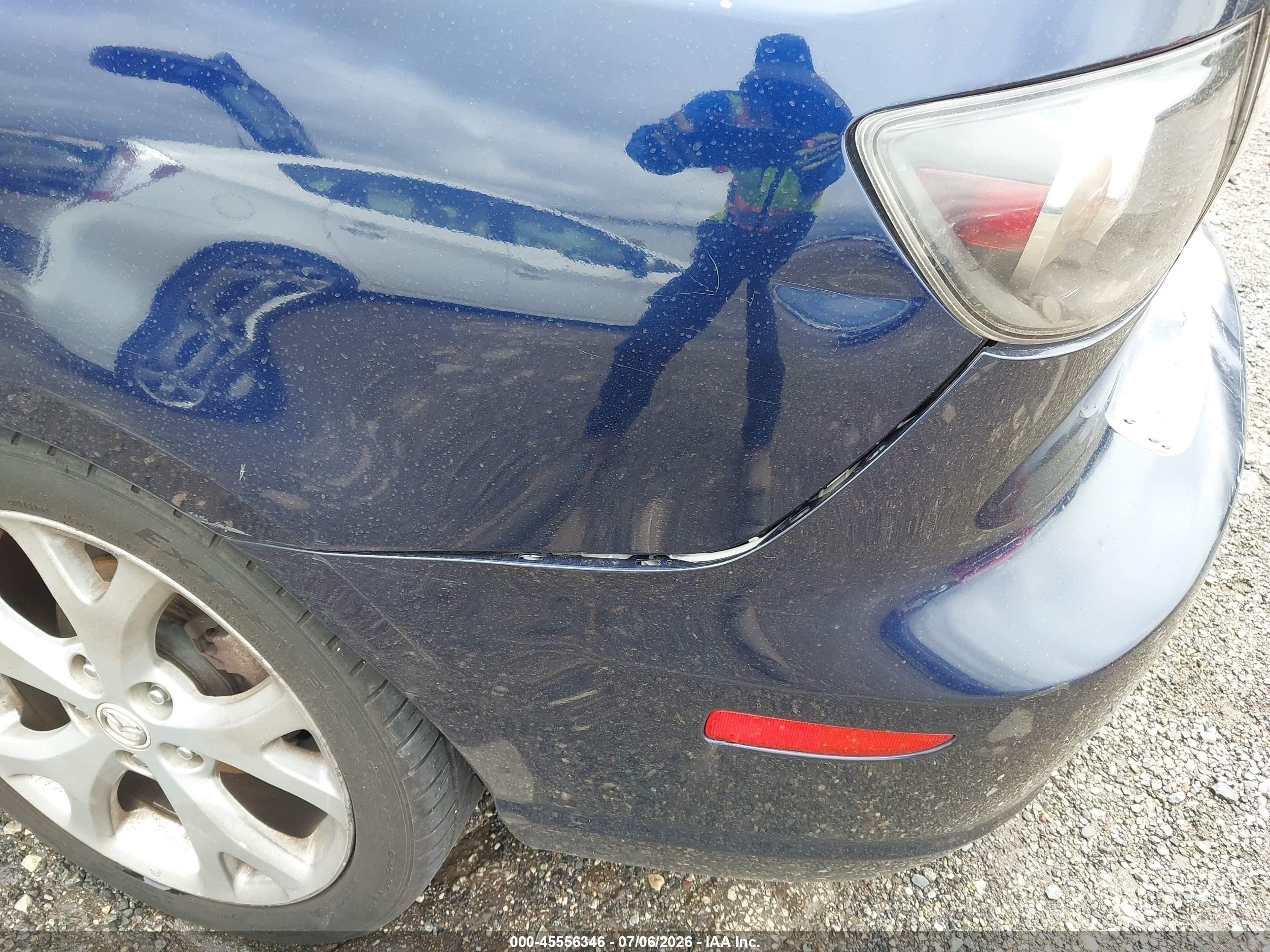 2008 Mazda Mazda3 I Touring Value Blue vin: JM1BK32F081113166