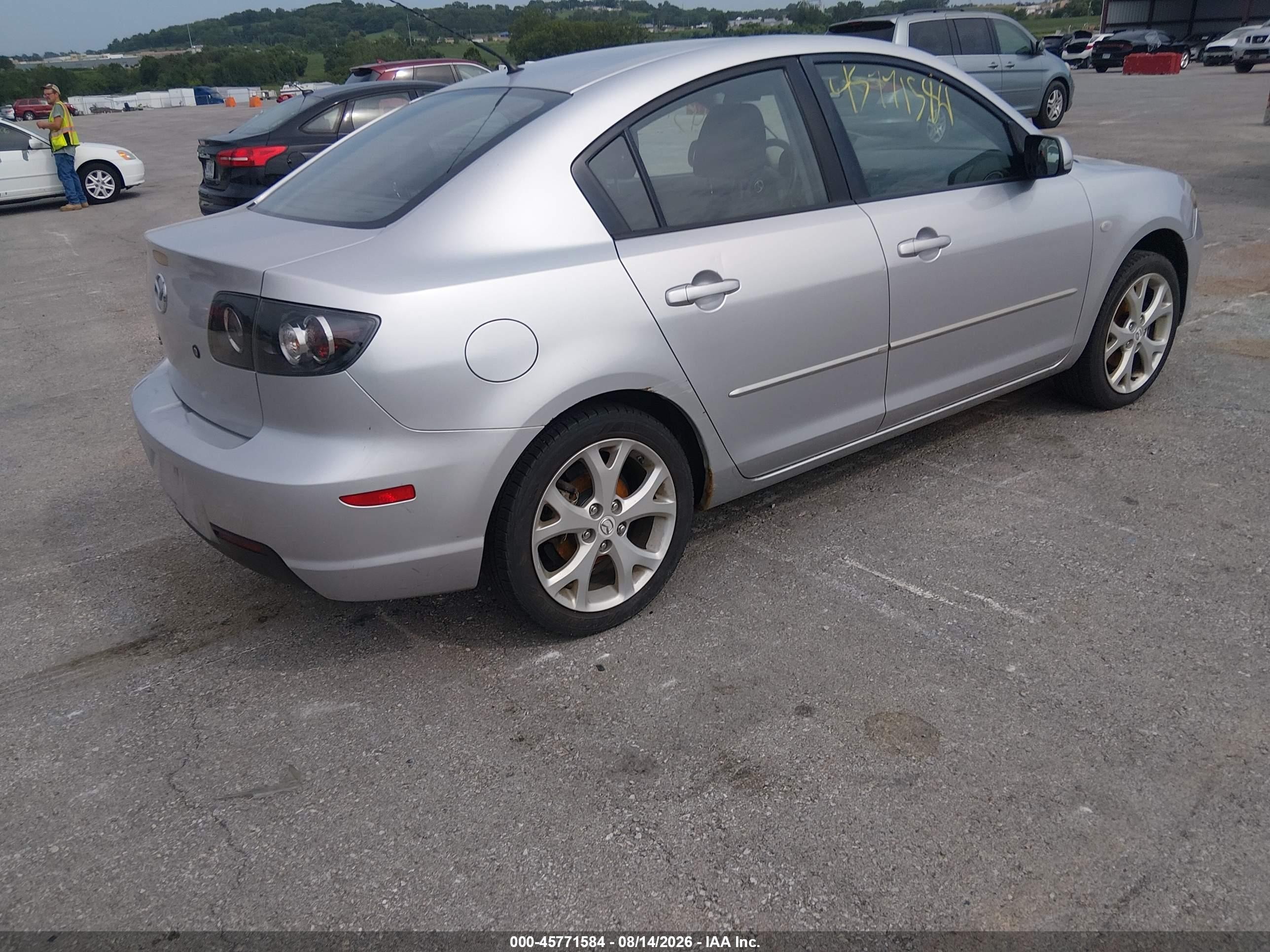 2008 Mazda Mazda3 I Touring Value Silver vin: JM1BK32F081146541