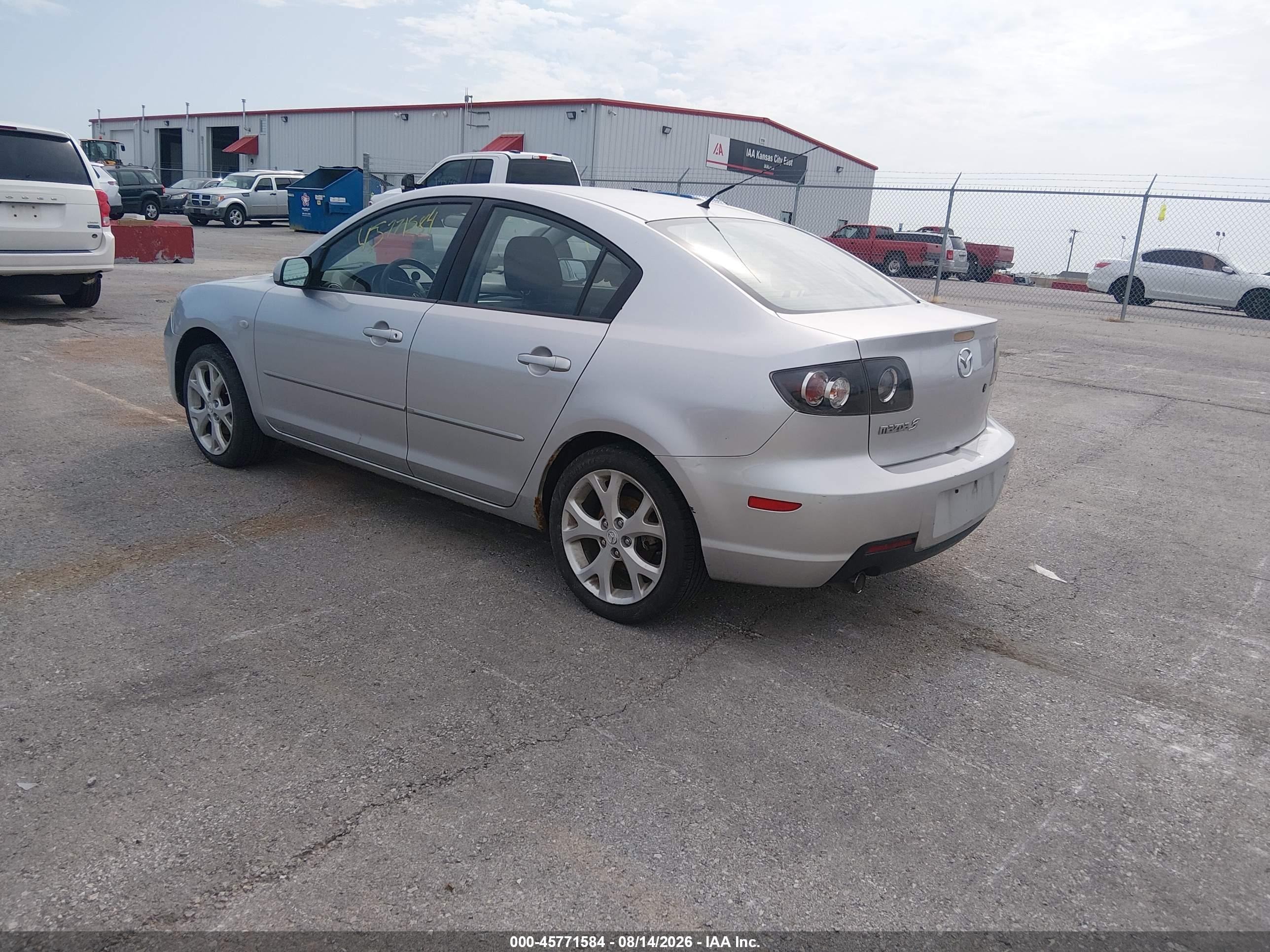 2008 Mazda Mazda3 I Touring Value Silver vin: JM1BK32F081146541