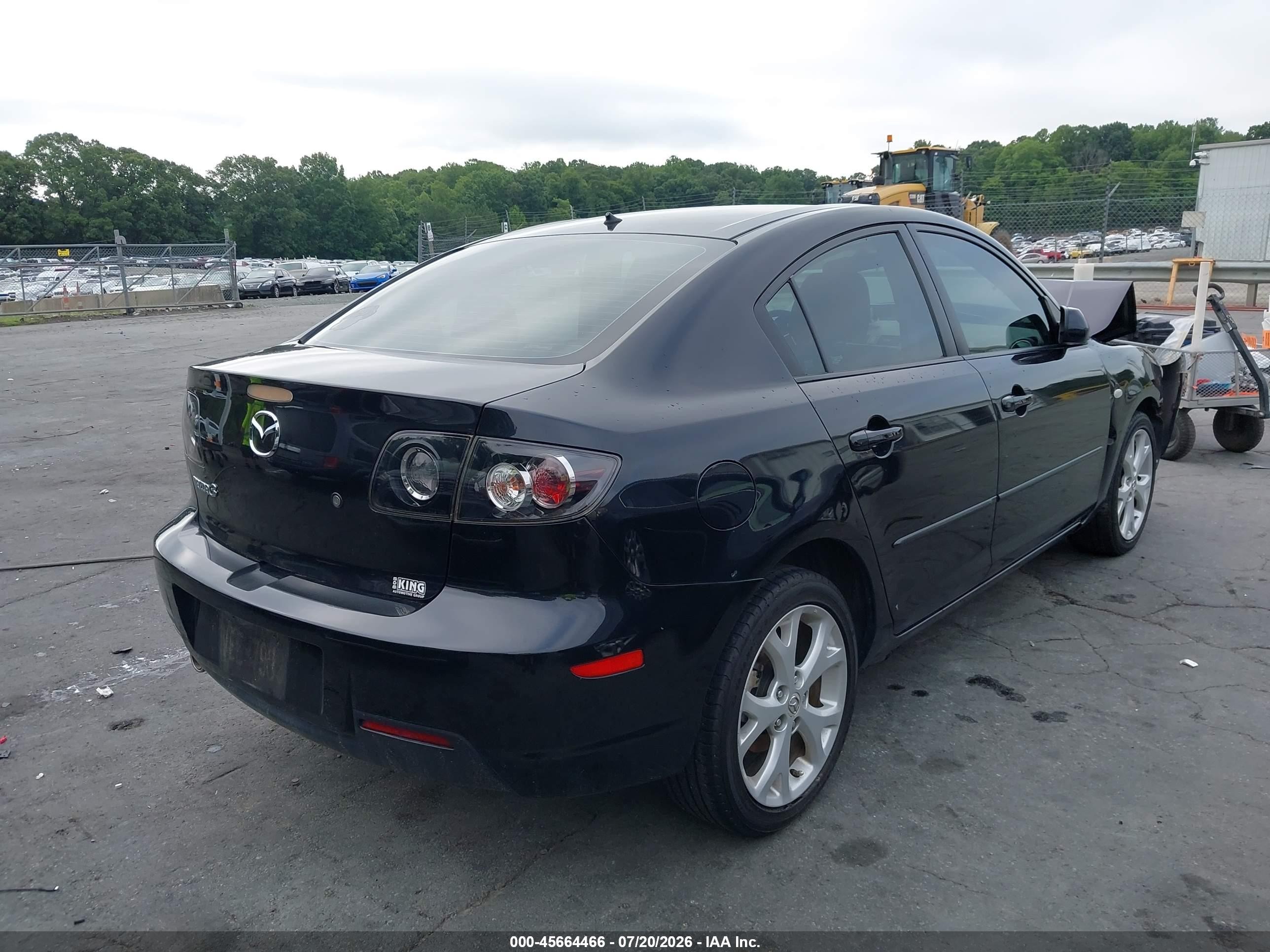 2008 Mazda Mazda3 I Touring Value Black vin: JM1BK32F081167227
