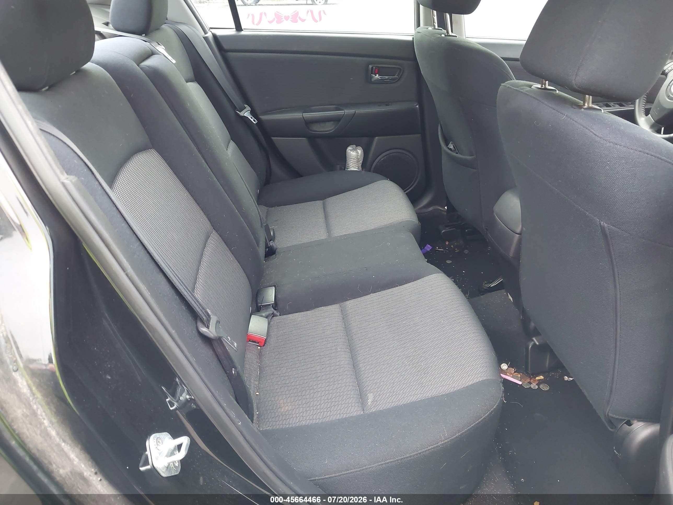 2008 Mazda Mazda3 I Touring Value Black vin: JM1BK32F081167227