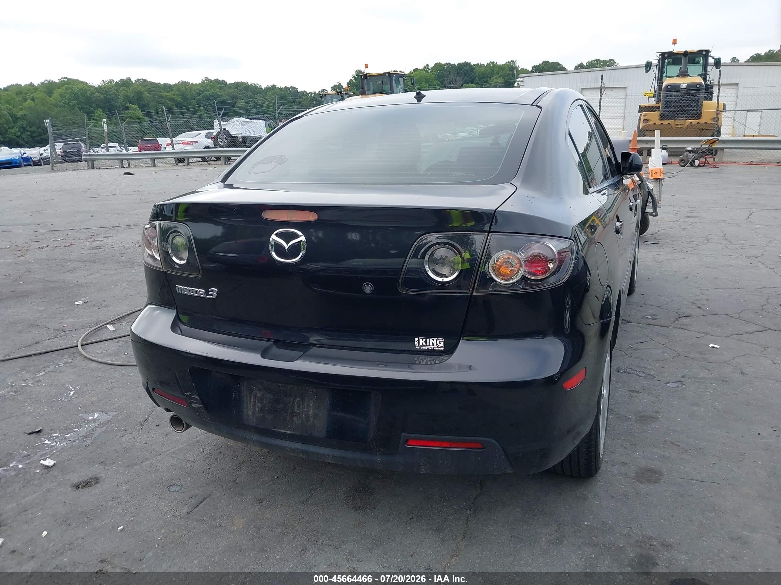 2008 Mazda Mazda3 I Touring Value Black vin: JM1BK32F081167227