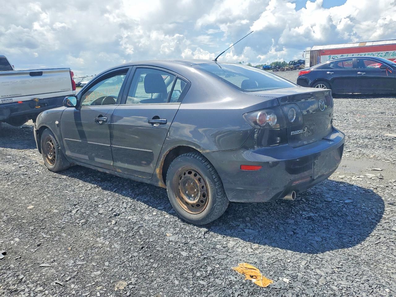 2008 Mazda 3 I Charcoal vin: JM1BK32F081858466