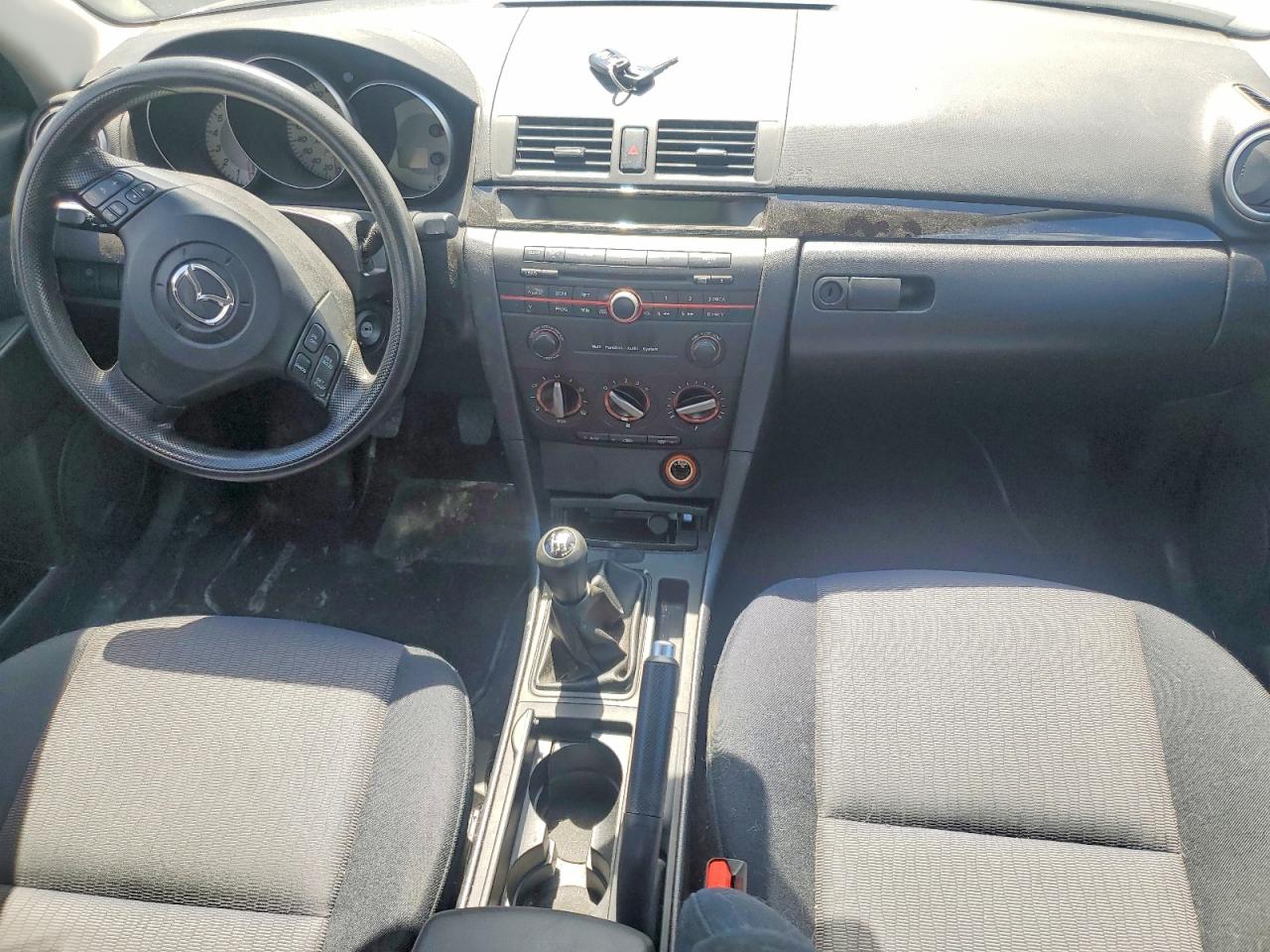 2008 Mazda 3 I Charcoal vin: JM1BK32F081858466