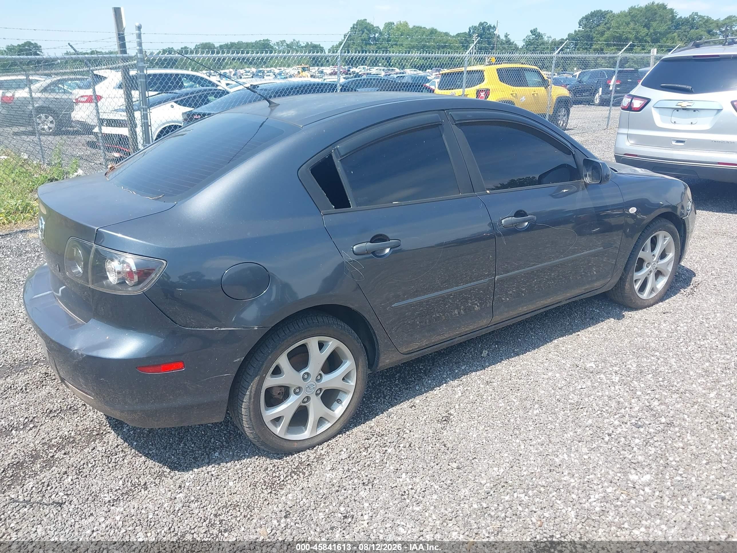 2009 Mazda Mazda3 I Серый vin: JM1BK32F091207727