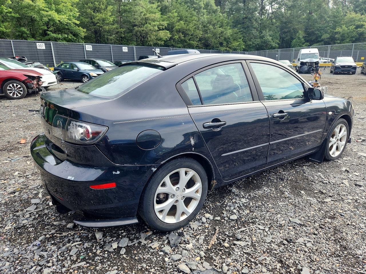 2009 Mazda 3 I Black vin: JM1BK32F091208022