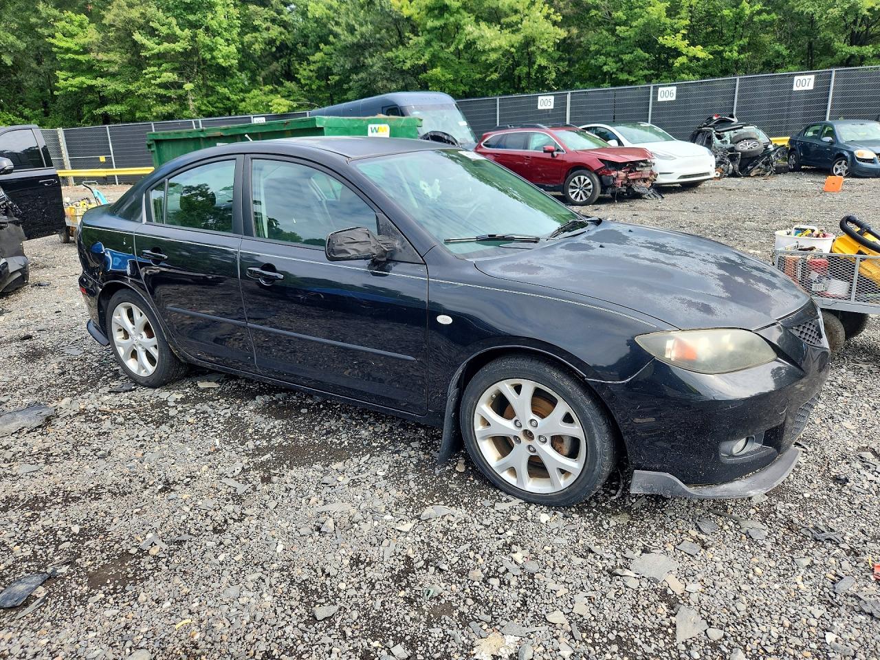 2009 Mazda 3 I Black vin: JM1BK32F091208022