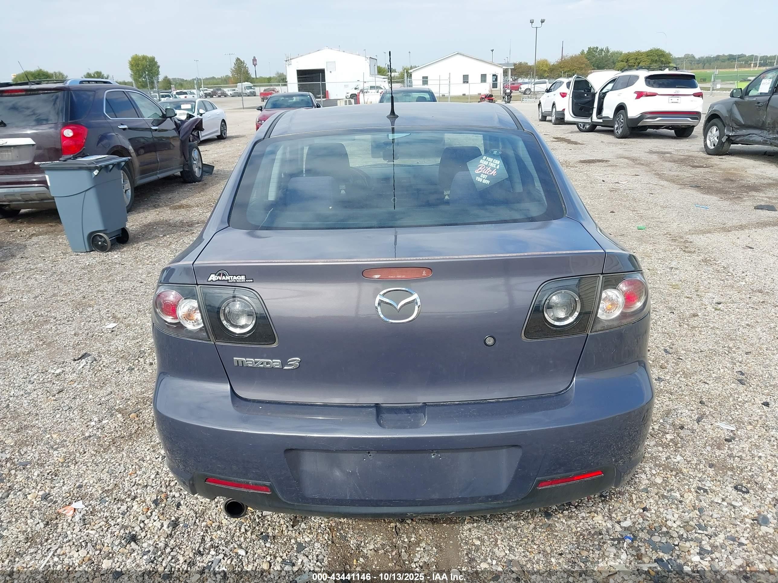 2009 Mazda Mazda3 I Gray vin: JM1BK32F091231204