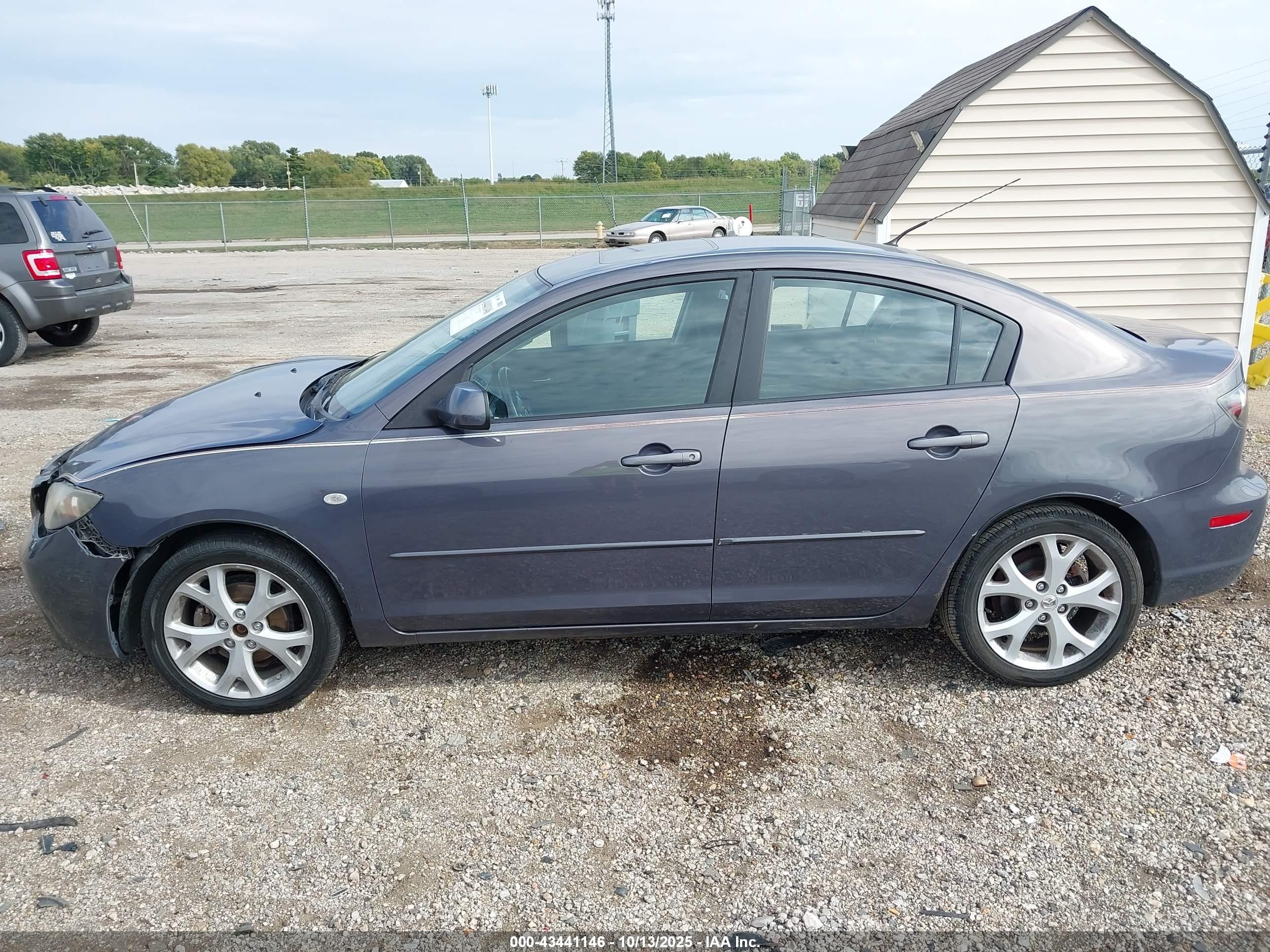 2009 Mazda Mazda3 I Gray vin: JM1BK32F091231204