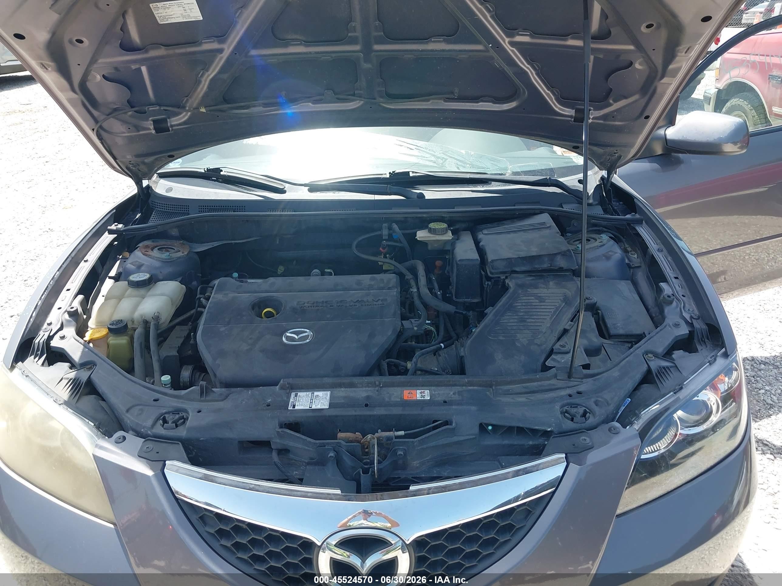 2009 Mazda Mazda3 I Sport Gray vin: JM1BK32F091232787