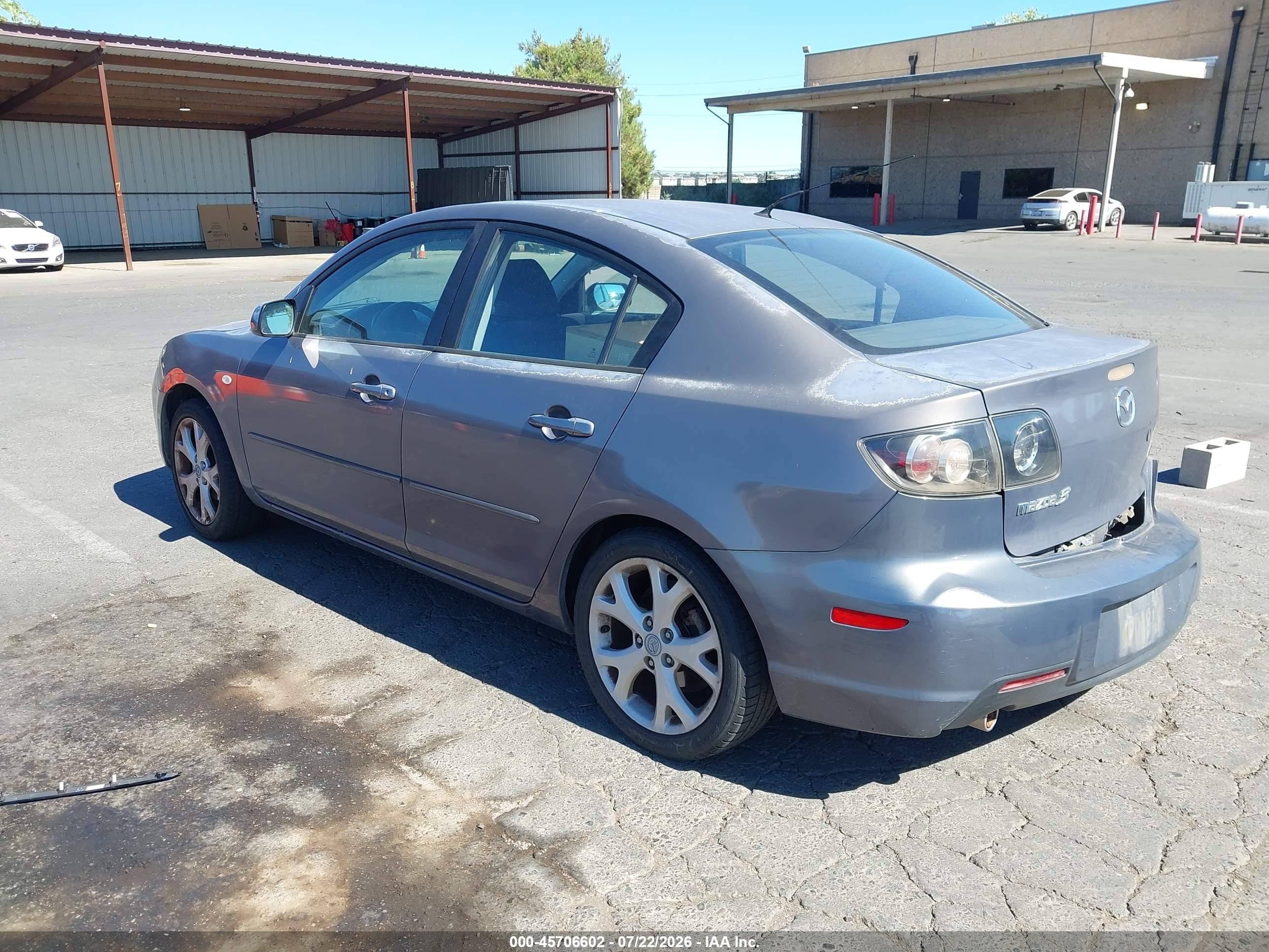 2009 Mazda Mazda3 I Gray vin: JM1BK32F091238718