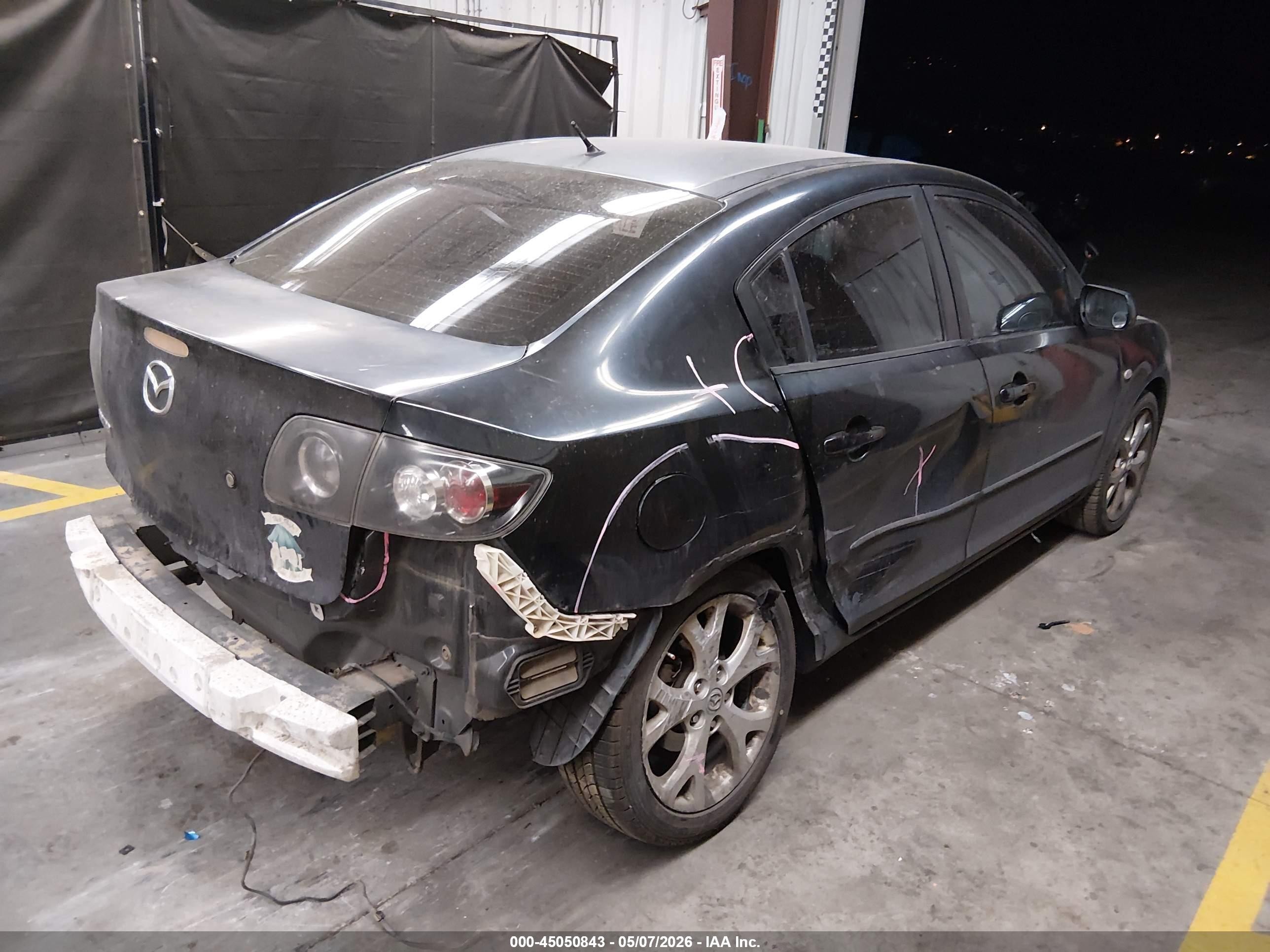 2009 Mazda Mazda3 I Gray vin: JM1BK32F091239416