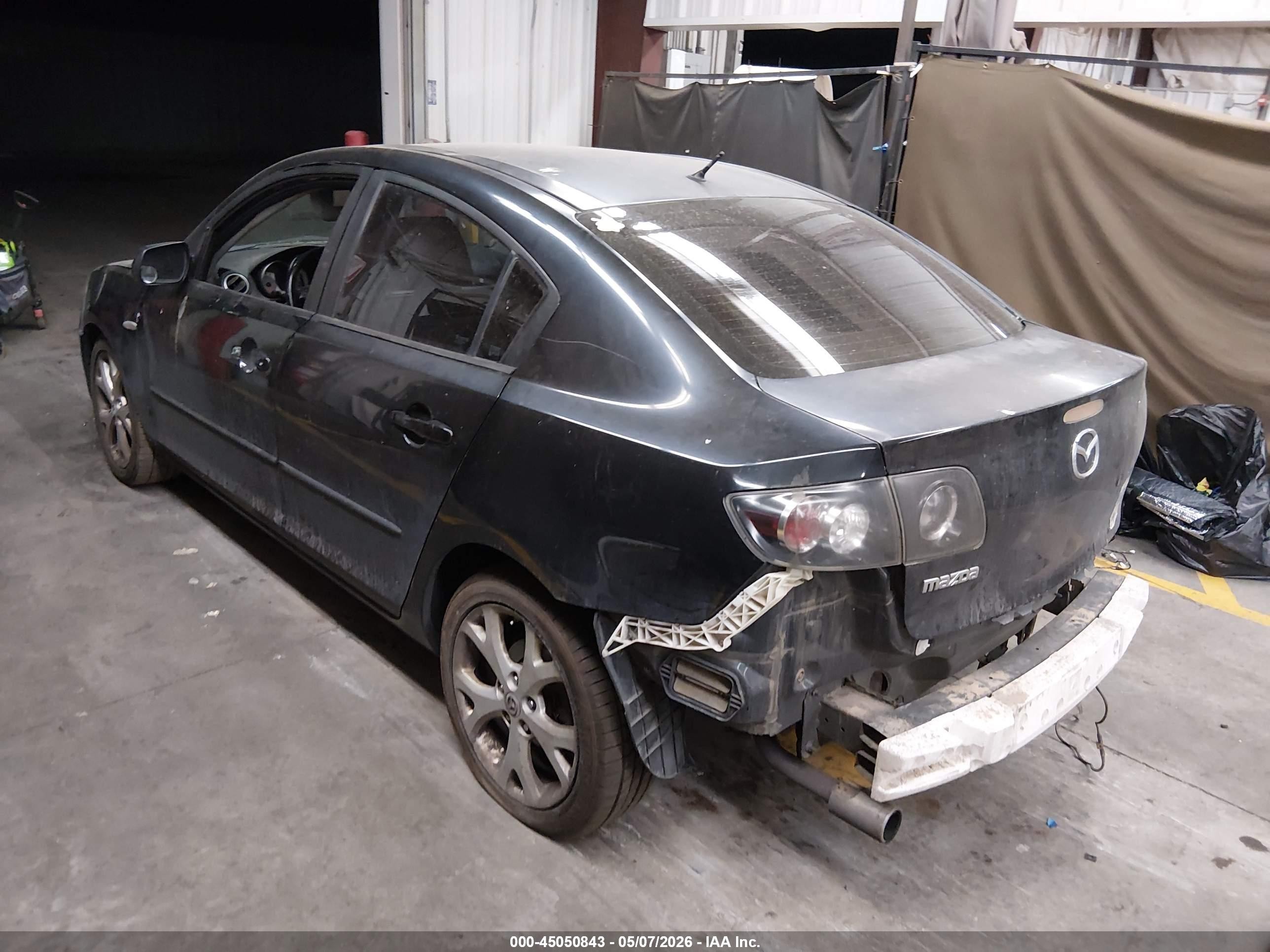2009 Mazda Mazda3 I Gray vin: JM1BK32F091239416