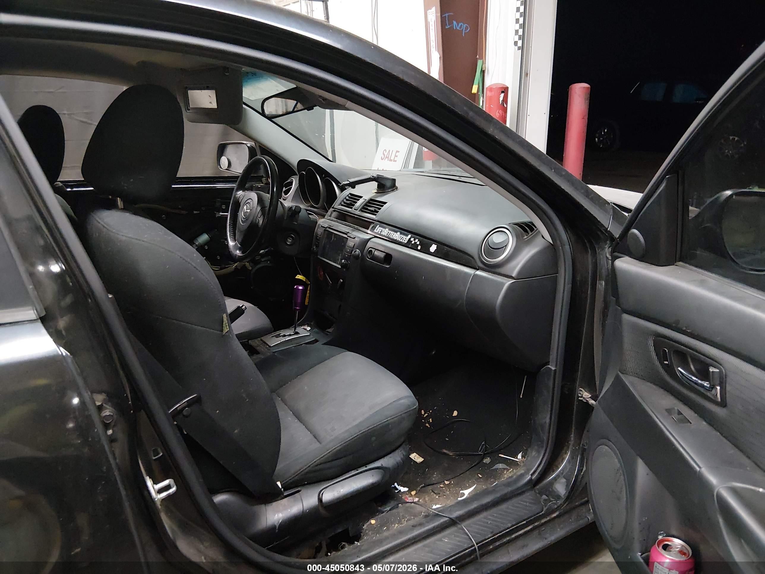 2009 Mazda Mazda3 I Gray vin: JM1BK32F091239416