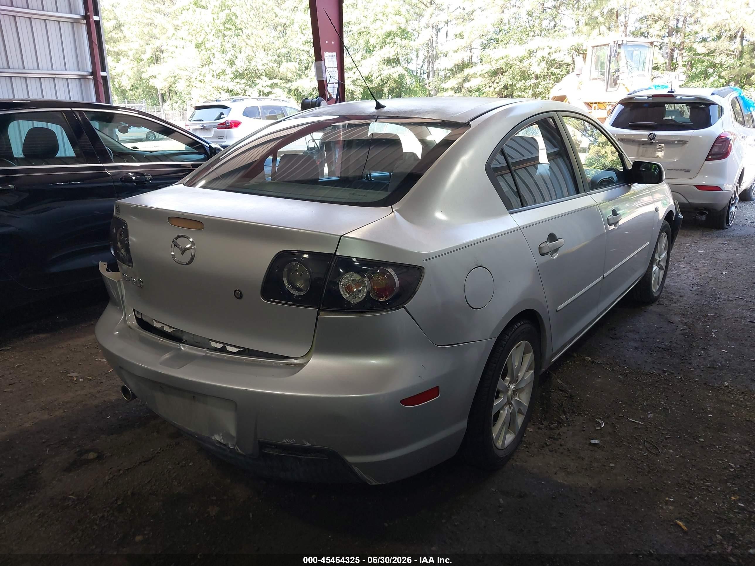 2007 Mazda Mazda3 I Серебряный vin: JM1BK32F171675852