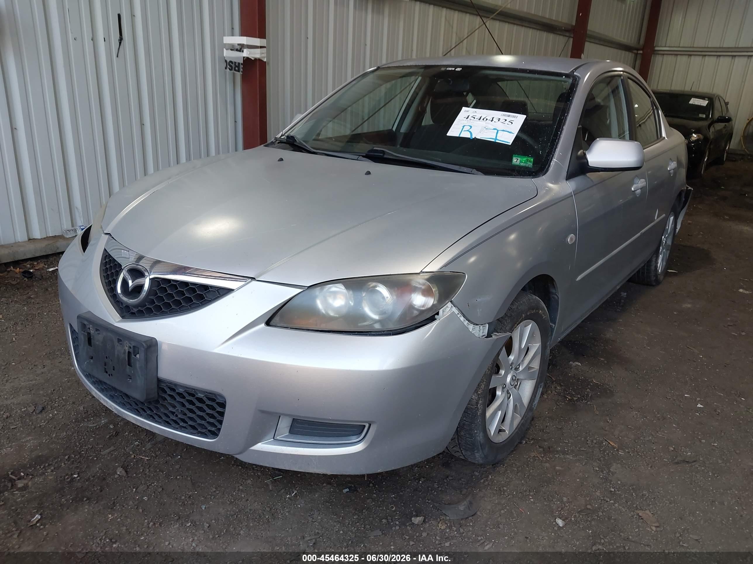 2007 Mazda Mazda3 I Серебряный vin: JM1BK32F171675852