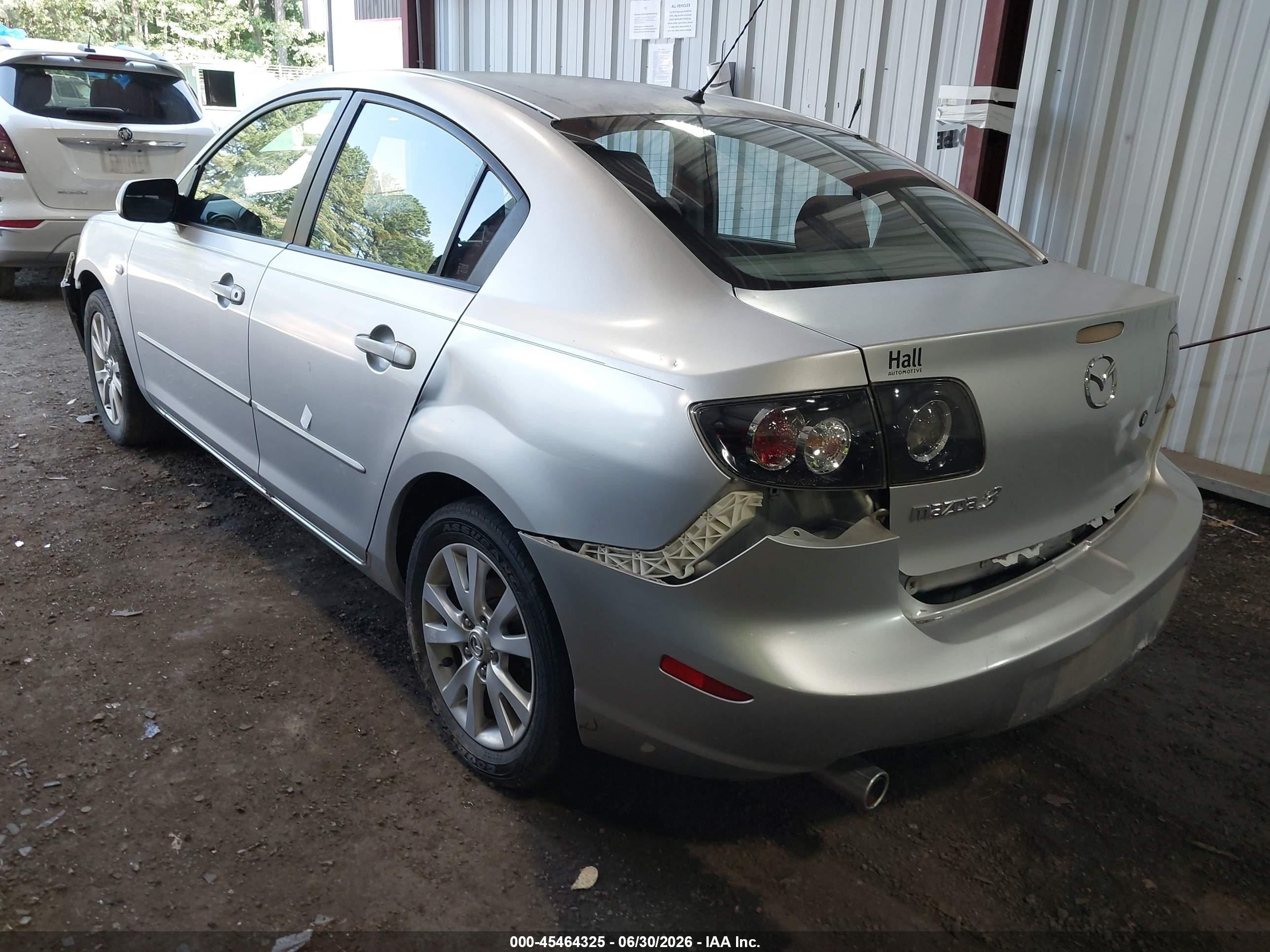 2007 Mazda Mazda3 I Серебряный vin: JM1BK32F171675852