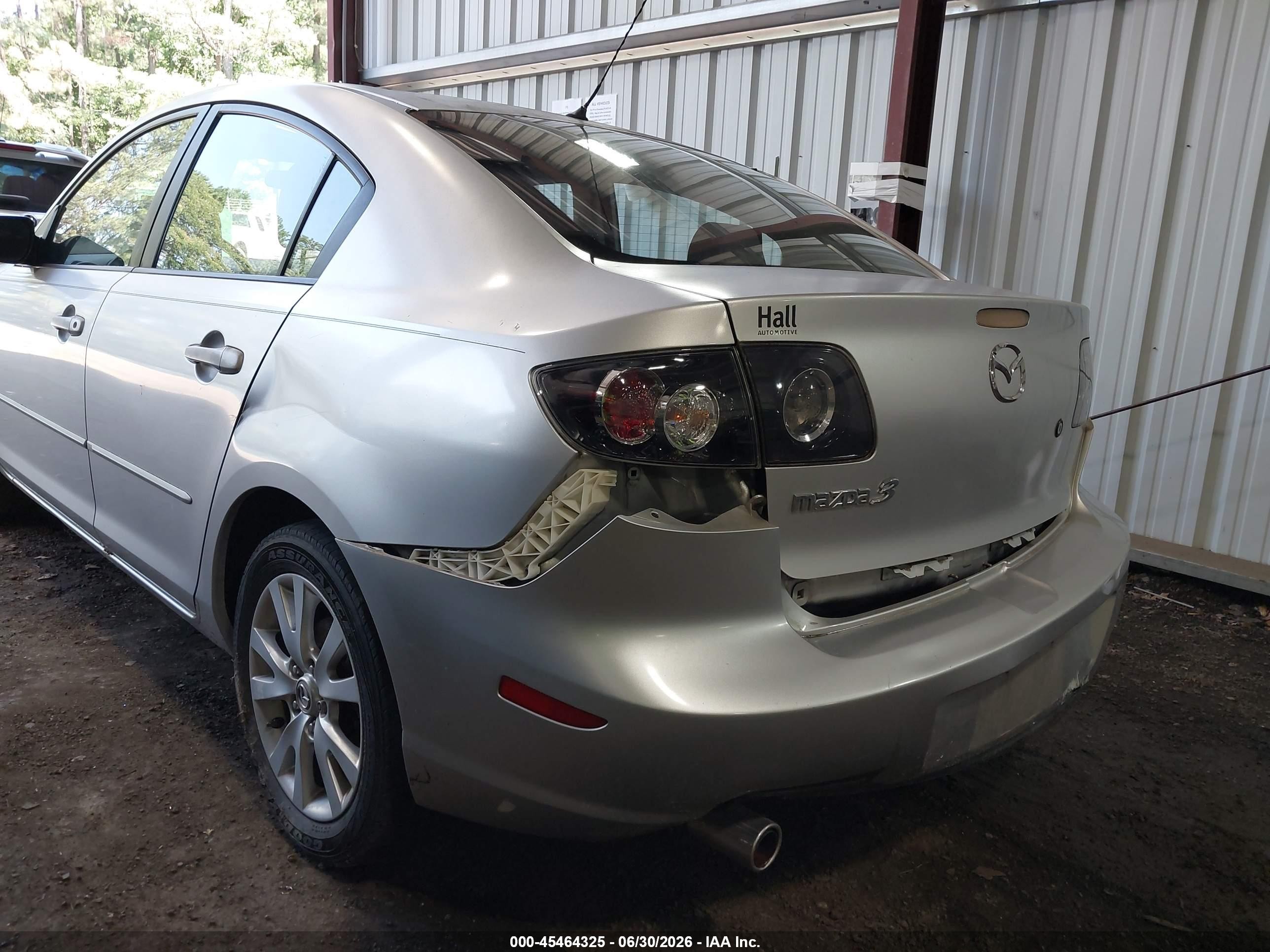 2007 Mazda Mazda3 I Серебряный vin: JM1BK32F171675852
