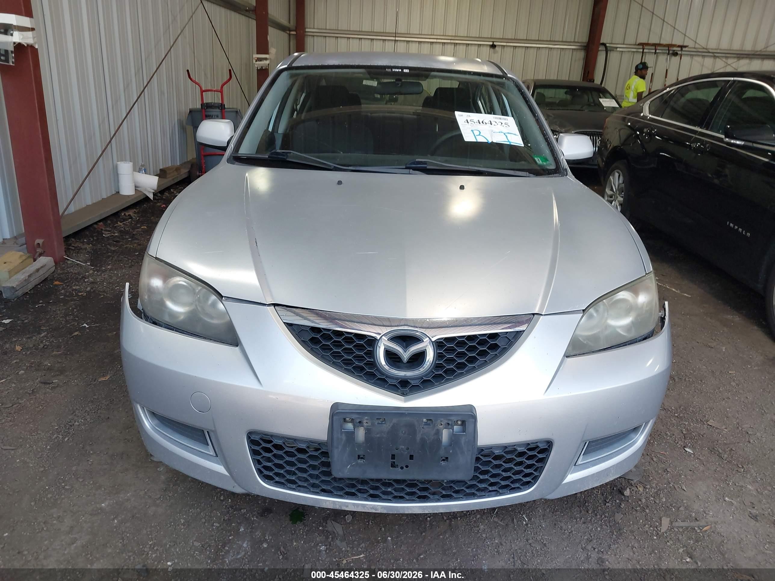2007 Mazda Mazda3 I Серебряный vin: JM1BK32F171675852