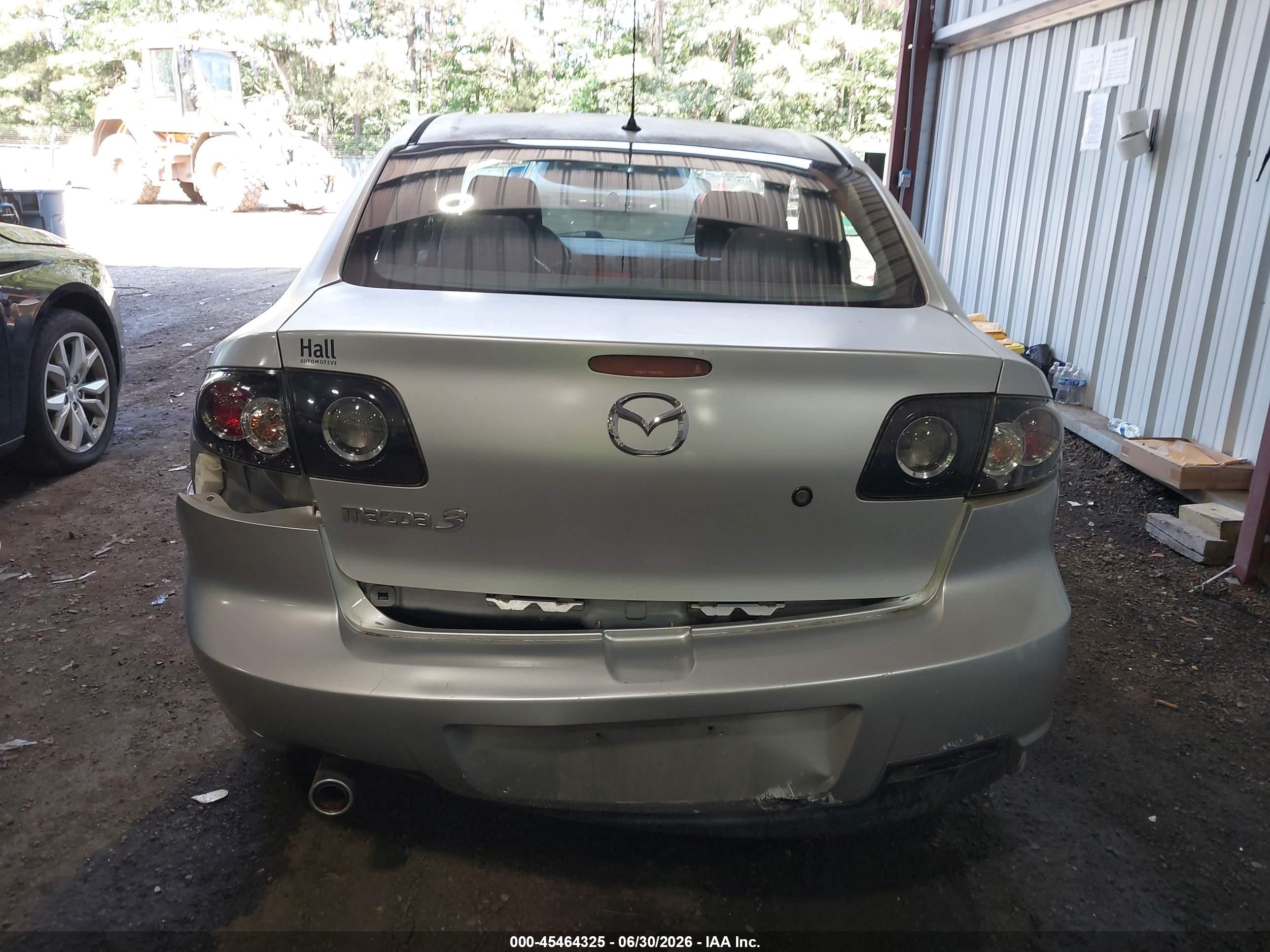 2007 Mazda Mazda3 I Серебряный vin: JM1BK32F171675852