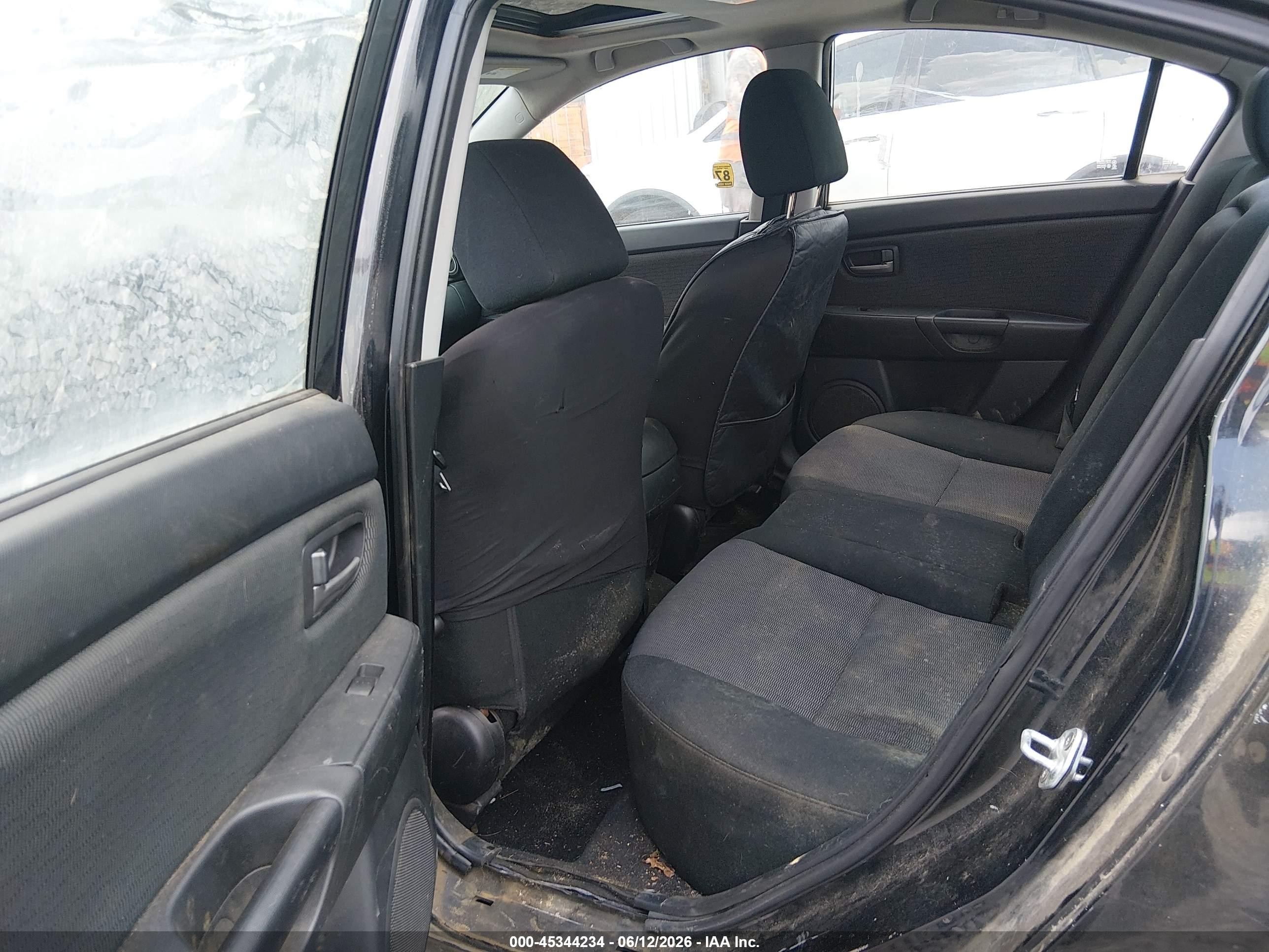 2007 Mazda Mazda3 I Black vin: JM1BK32F171694885