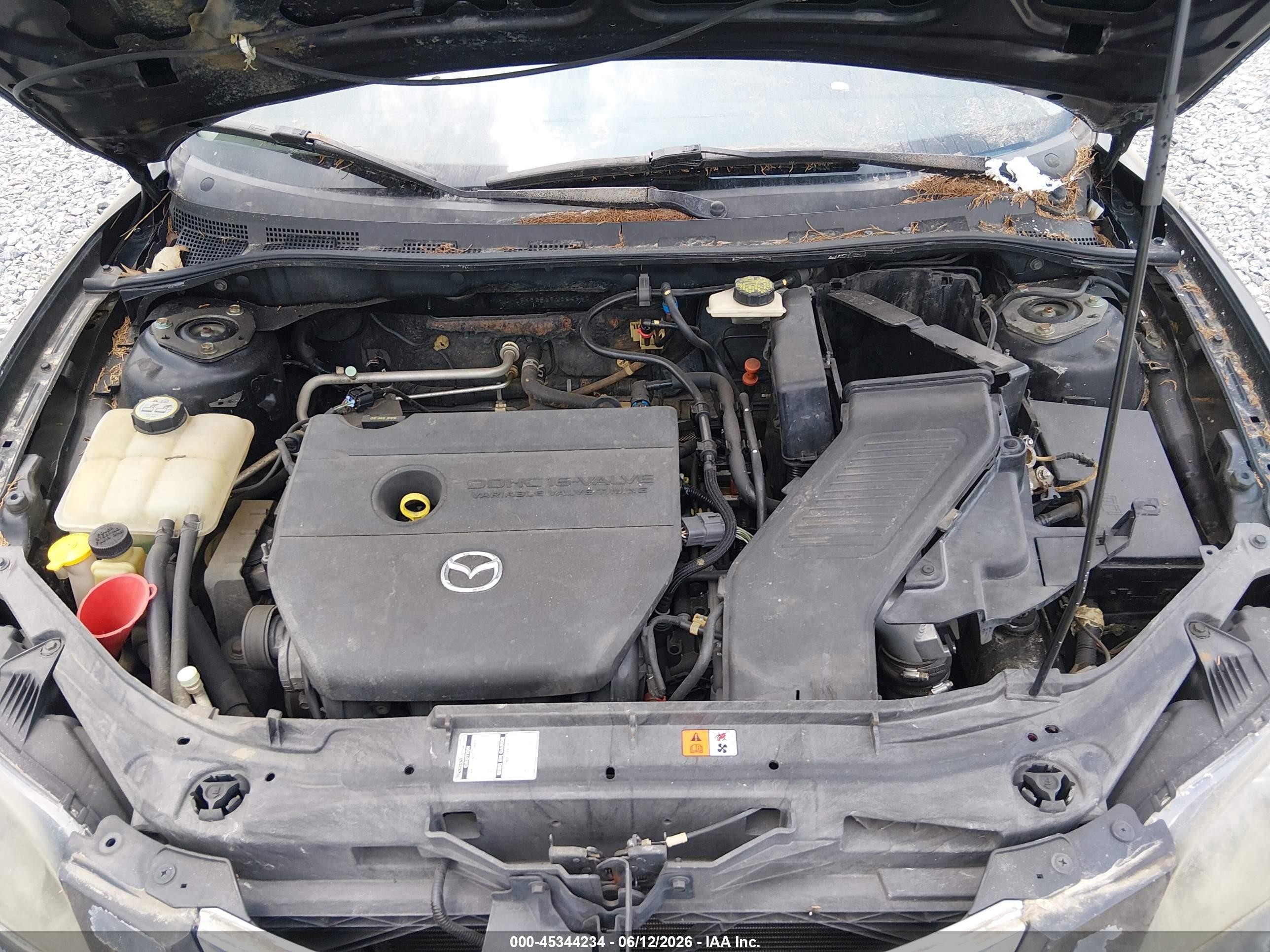 2007 Mazda Mazda3 I Black vin: JM1BK32F171694885