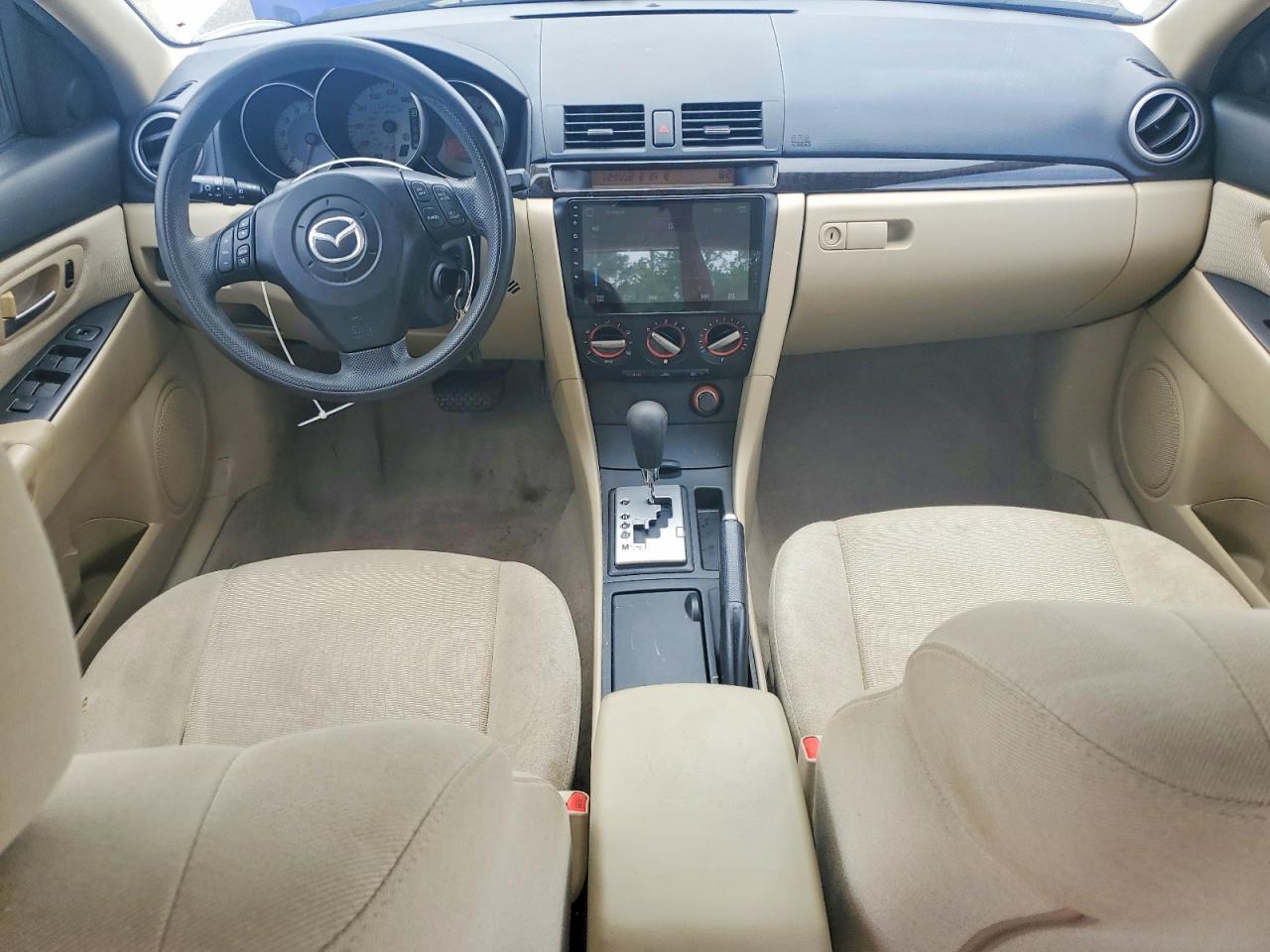 2007 Mazda 3 I White vin: JM1BK32F171762294